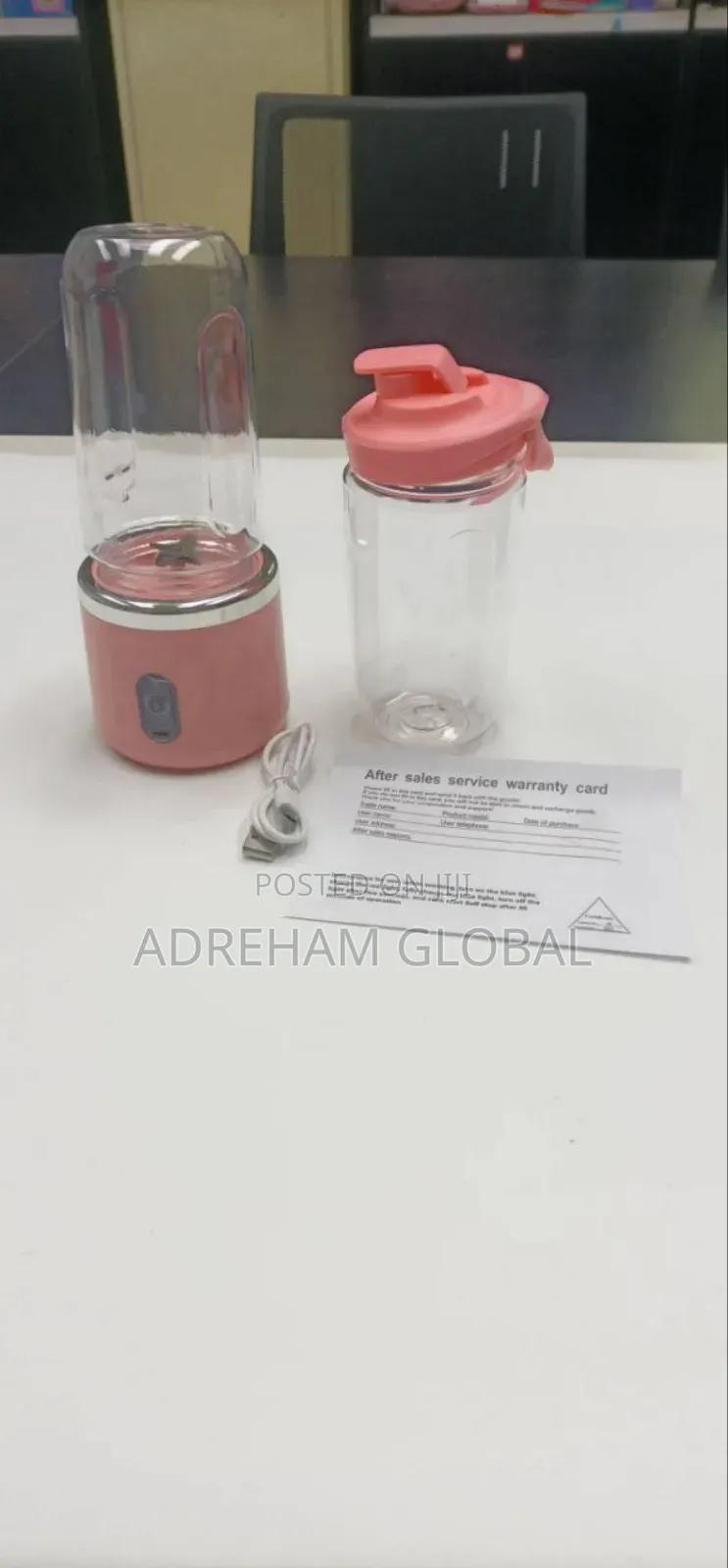 Double Cup Rechargeable Smoothie Maker