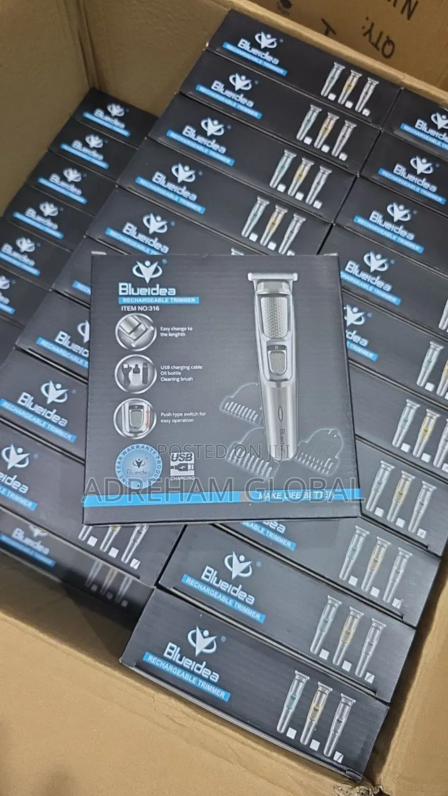 Blue Idea Rechargeable Clipper/Trimmer