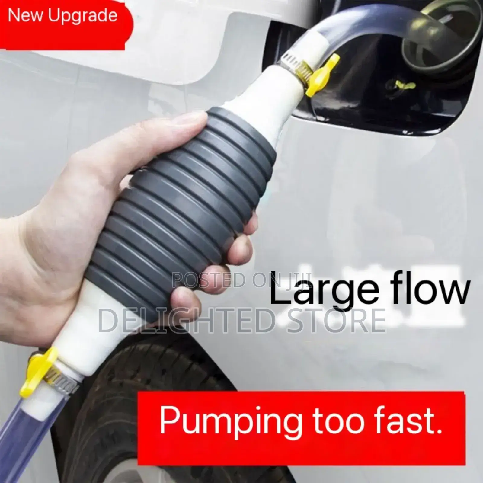 5m Siphon Pump Petrol/Water Oil Liquid Transfer