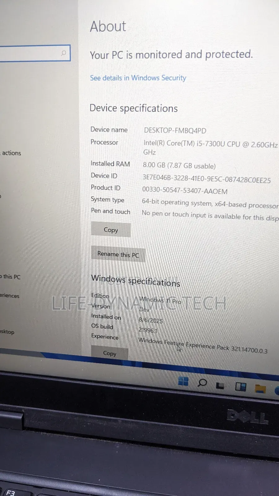 Laptop Dell Latitude 5580 8GB Intel Core i5 SSD 128GB