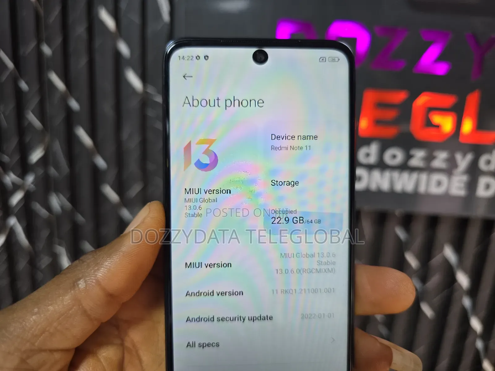 Xiaomi Redmi Note 11 64 GB Black