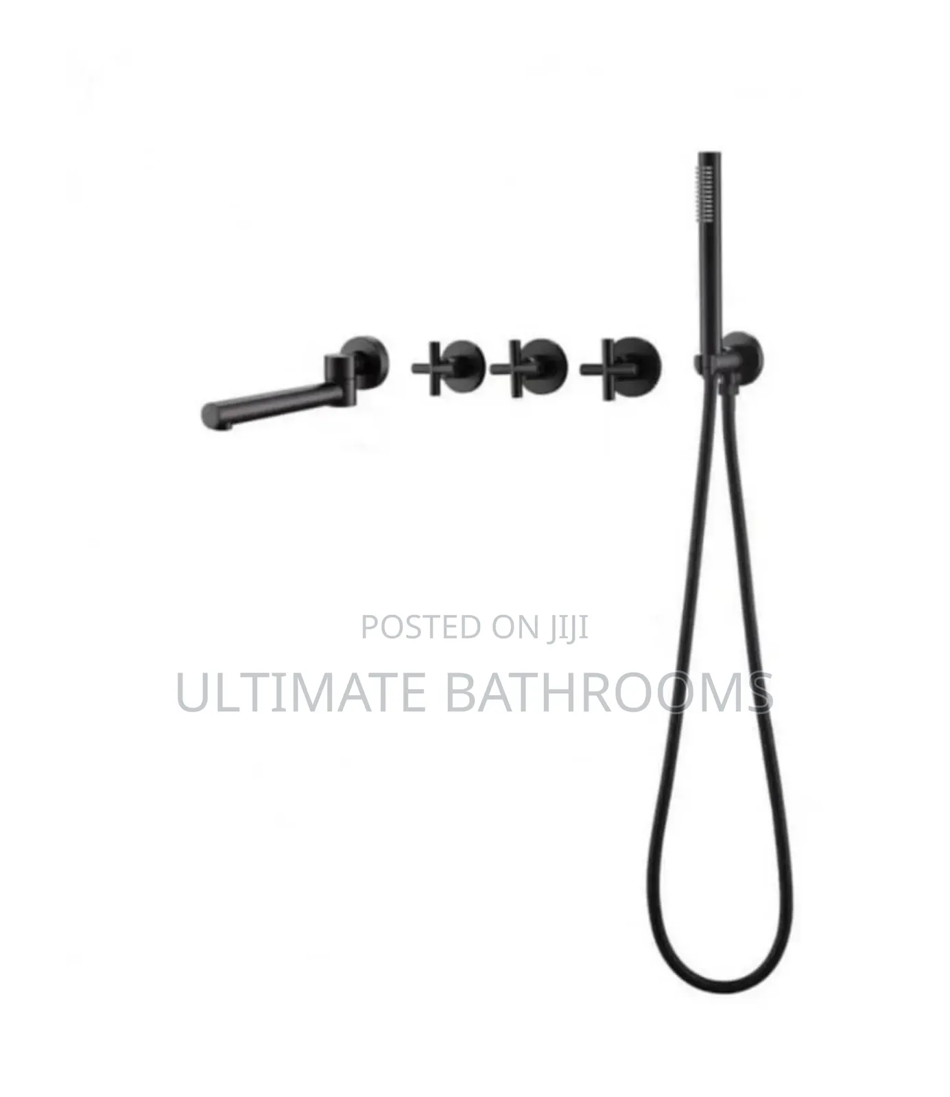 3 Control Conduit Bath Tap
