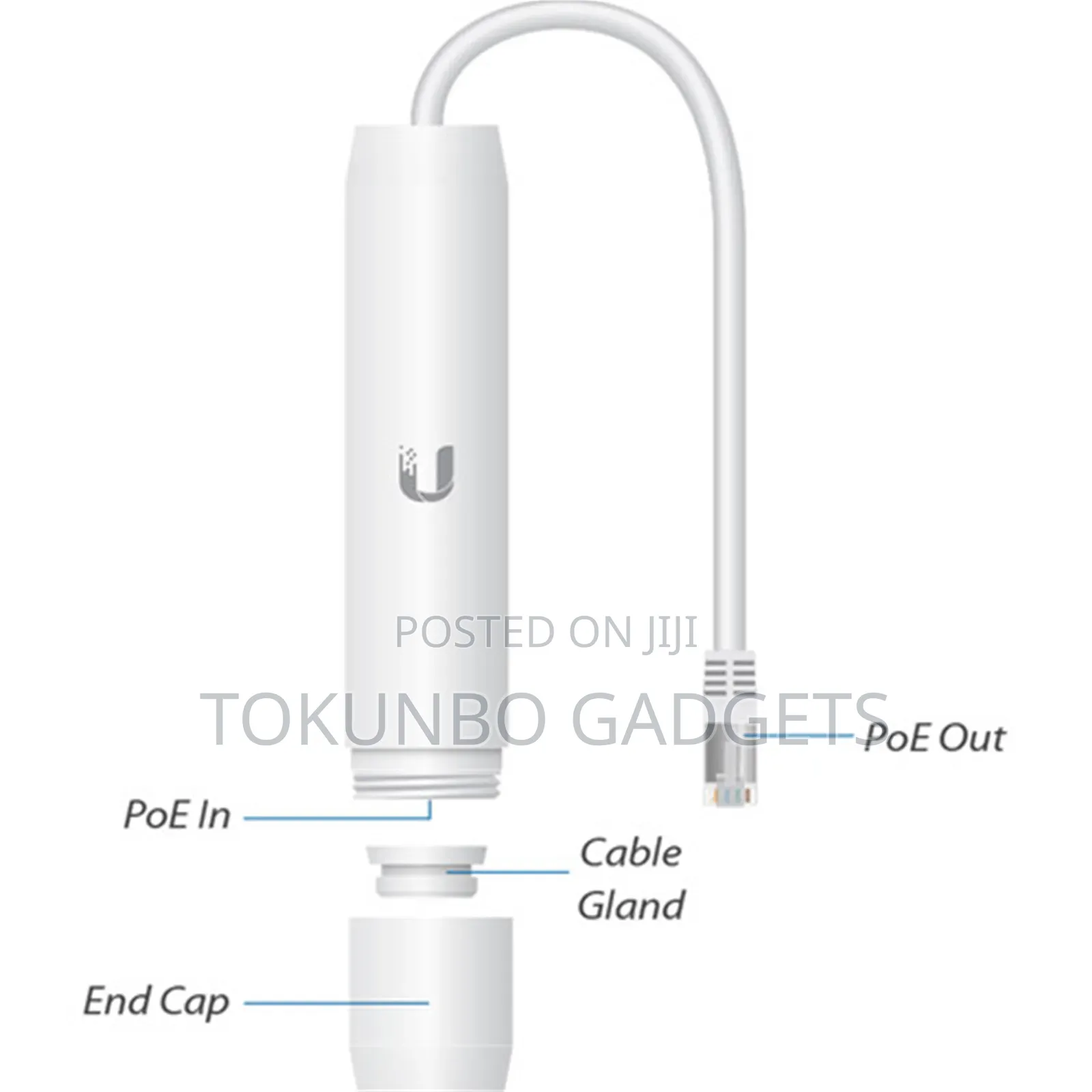 Ubiquiti Ins-3af-0-G 802.3af Outdoor Poe Converter White