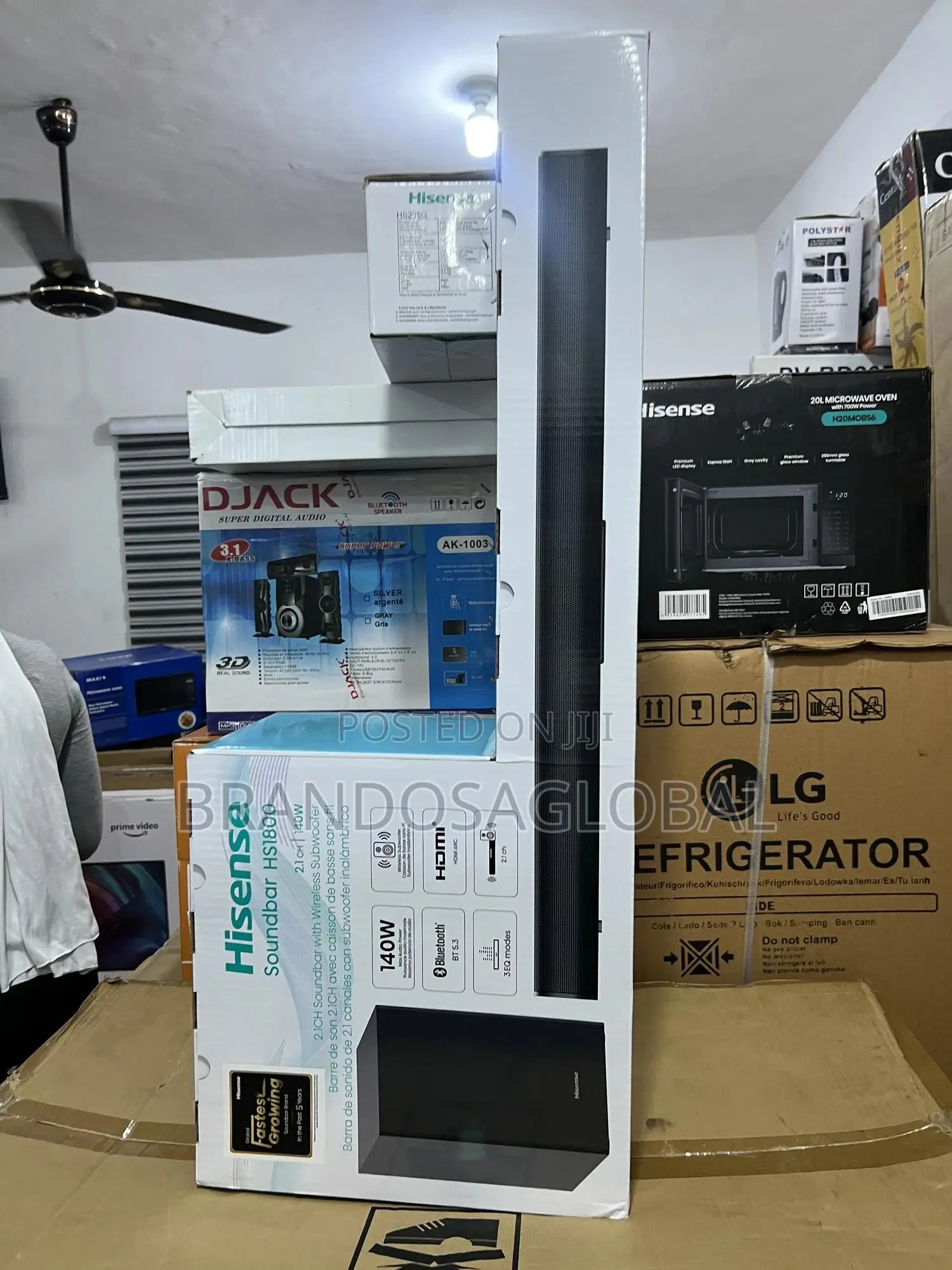 Hisense 140w Soundbar 2.1 Channel Sound Bar Hs1800