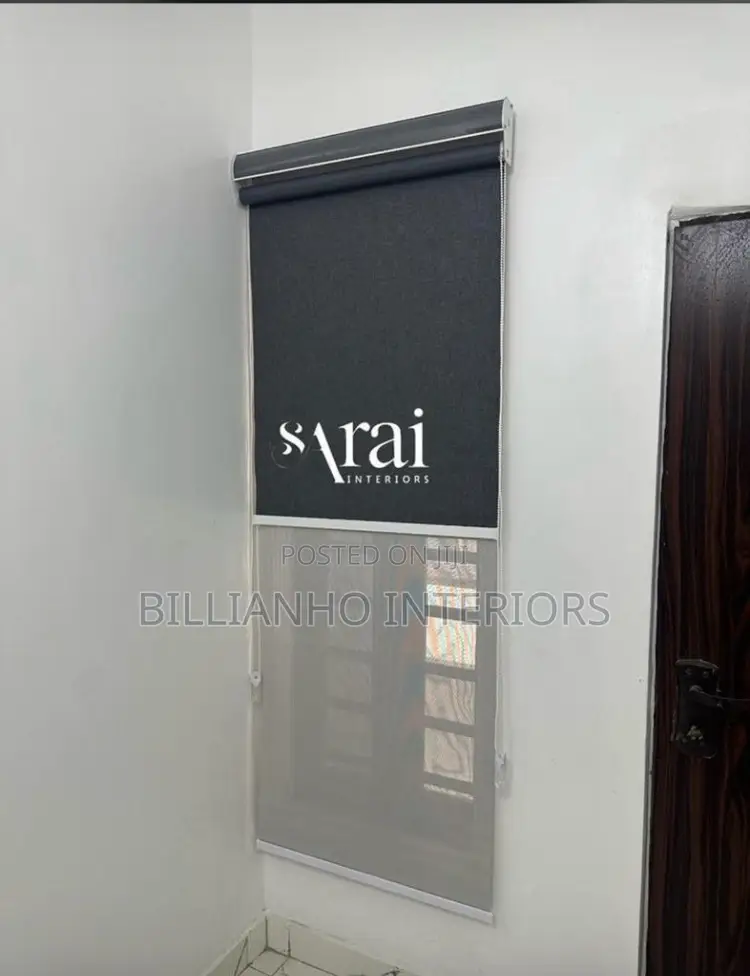Double Rail Roller Blinds With Your Brand Name on It
