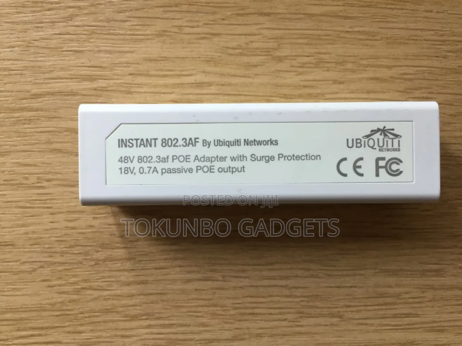 Ubiquiti Networks Ins-8023af-I Instant 802.3af Indoor 48v Poe Adapter