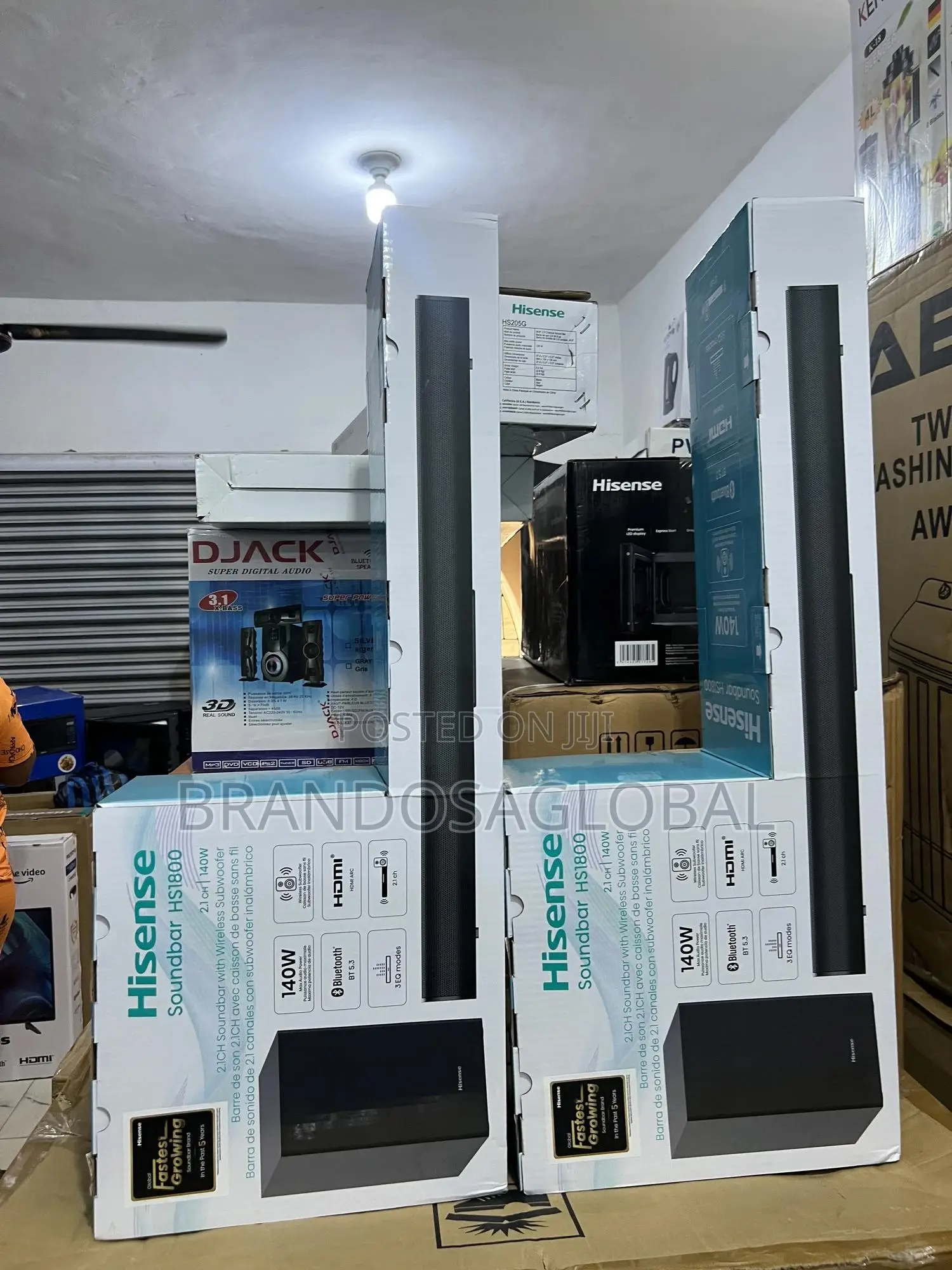 Hisense 140w Soundbar – Deep Bass Experience