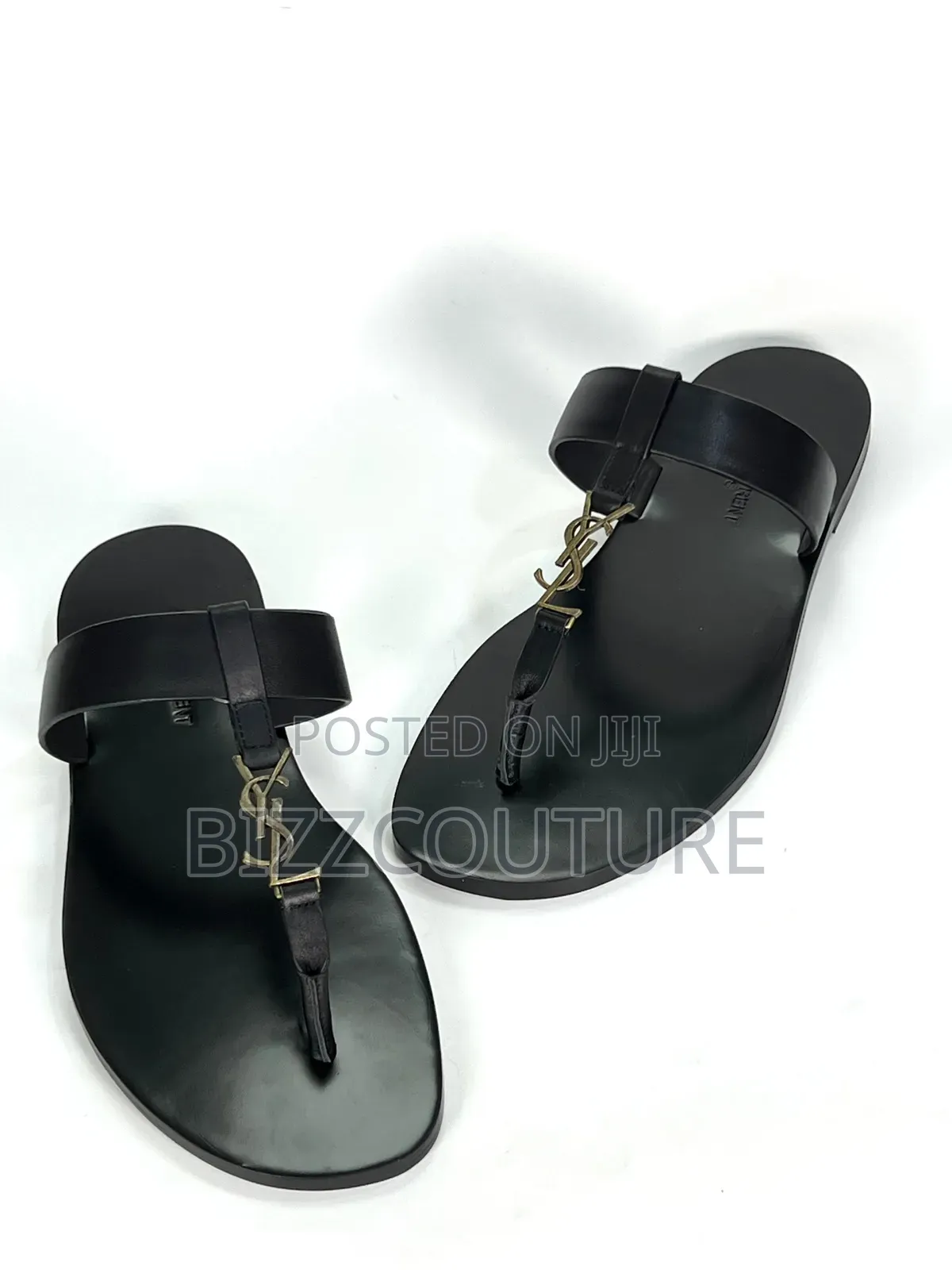Original Yves Saint Laurent Leather Slippers Available in Store