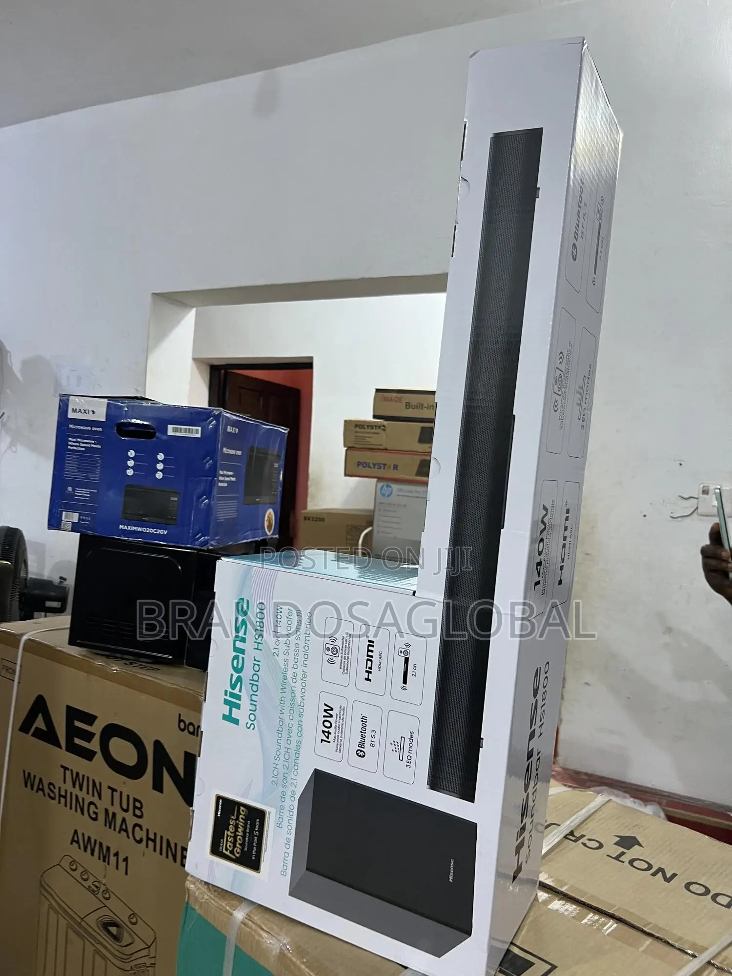 140w Soundbar – Hisense Hs1800 With Usb Input