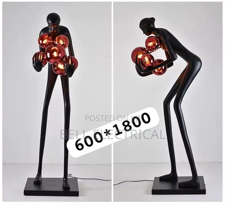 Humanoid Ball Villa Hotel Lobby Decorative Sculpture