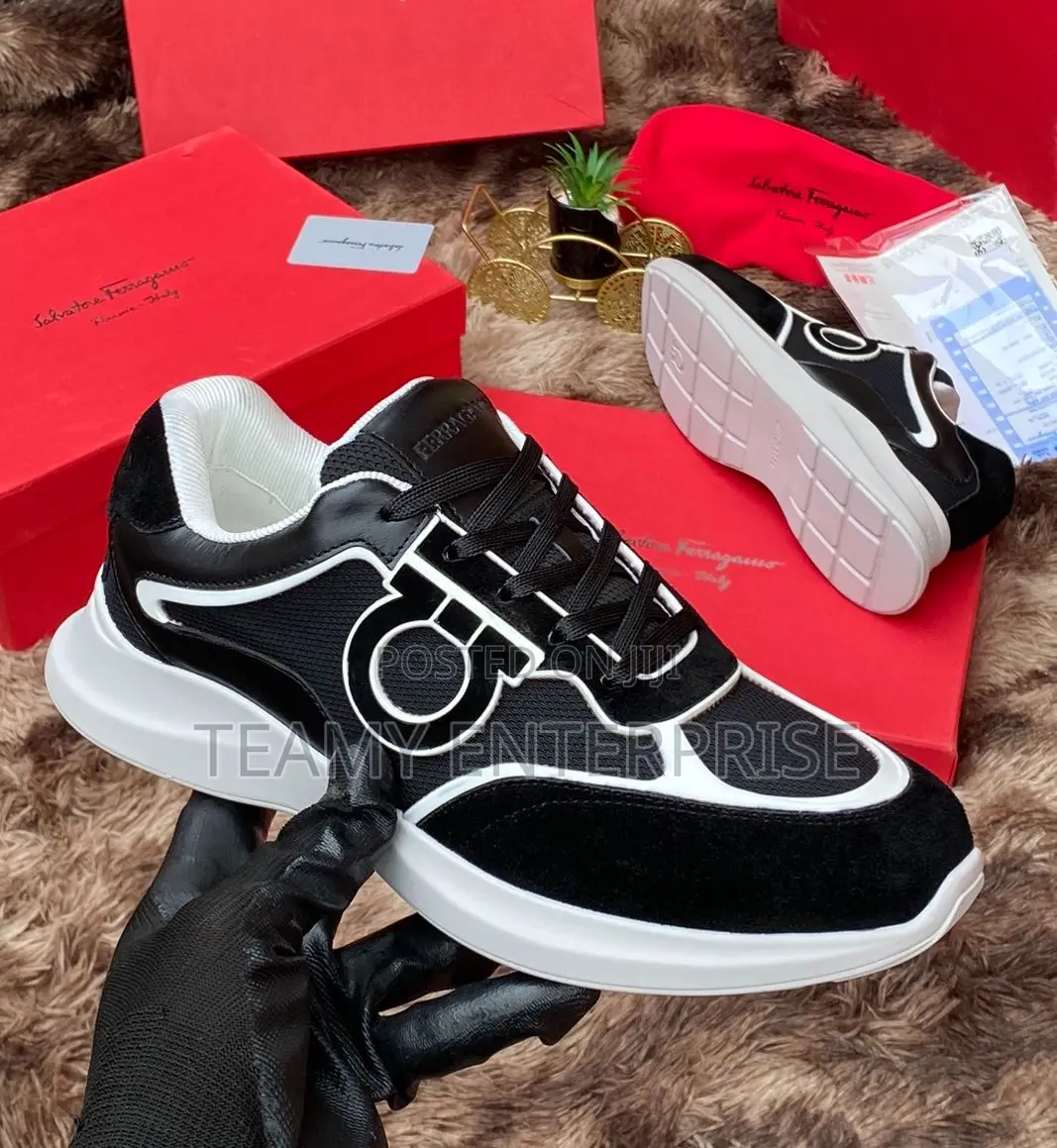 High Quality Italian Luxury Salvatore Ferragamo Men Sneakers