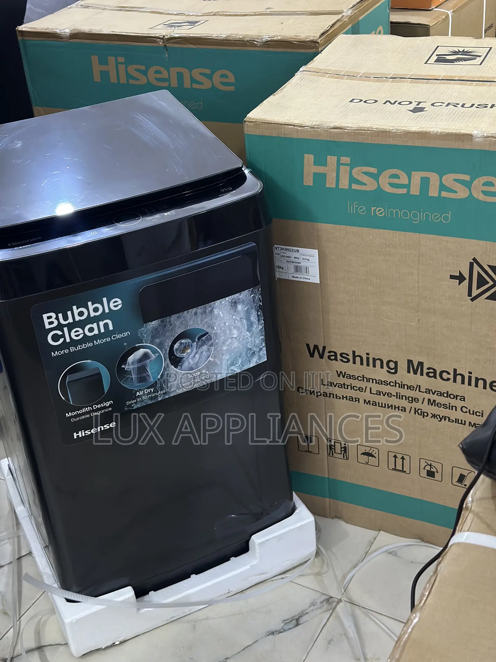 Hisense 9kg Flexible Automatic Washing Machine