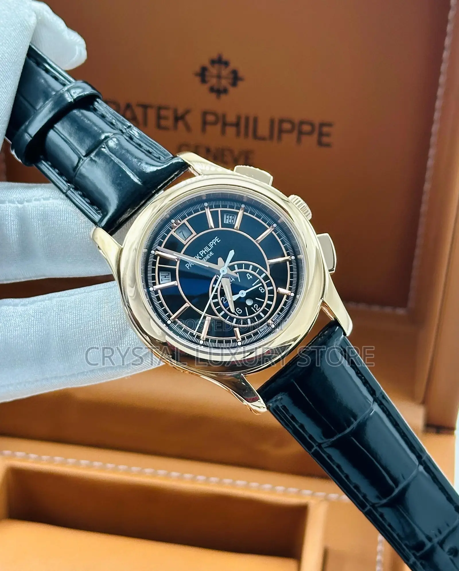 Patek Philippe Quality Luxury Automatic Engine Wristwatch