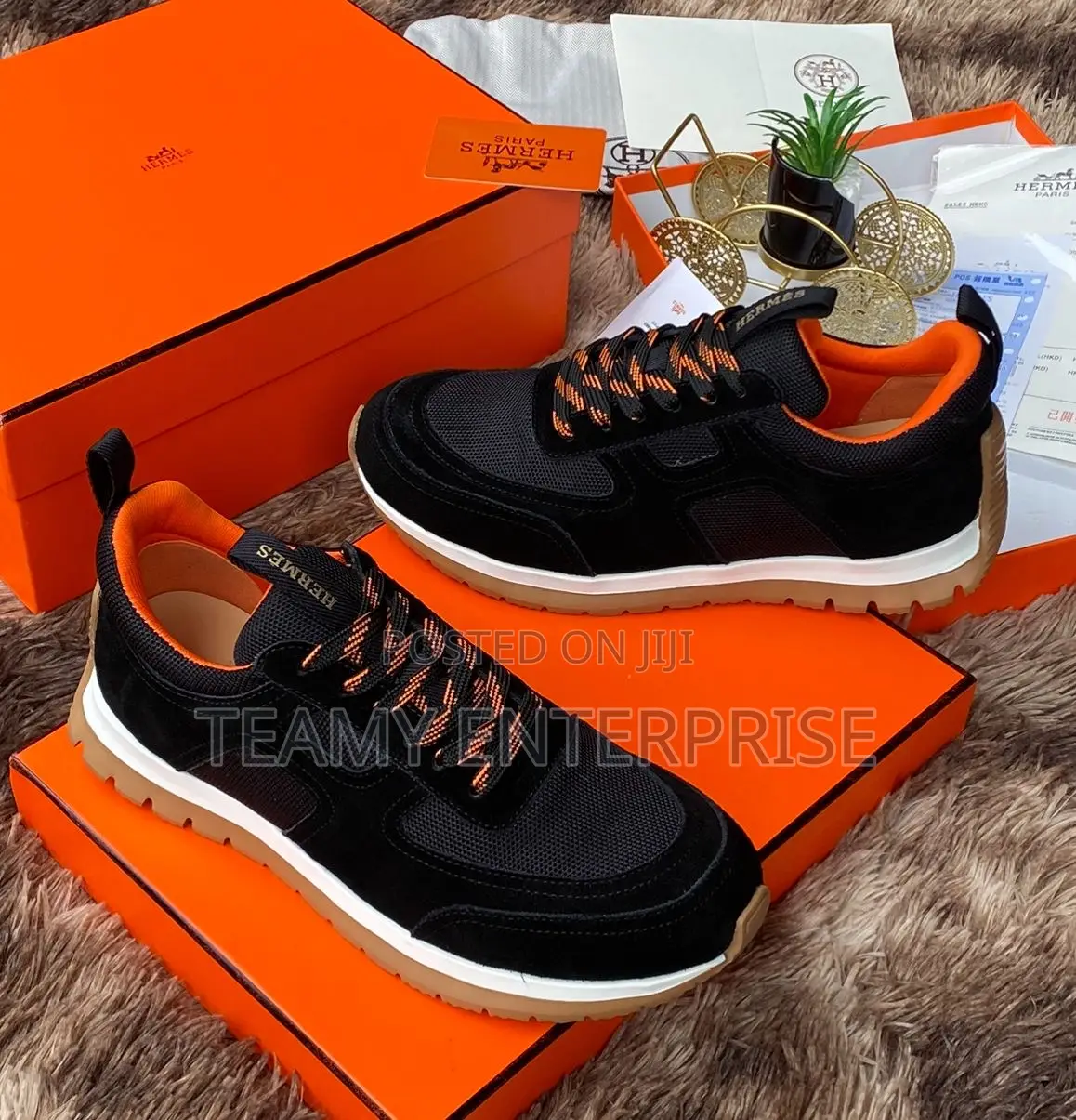 High Quality Hermes Paris Luxury Lifestyle Sneakers With Btown Sole