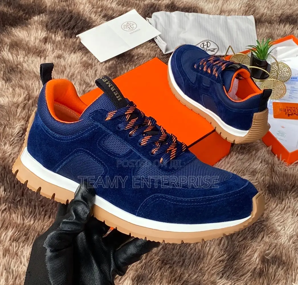 High Quality Hermes Paris Luxury Lifestyle Sneakers With Btown Sole