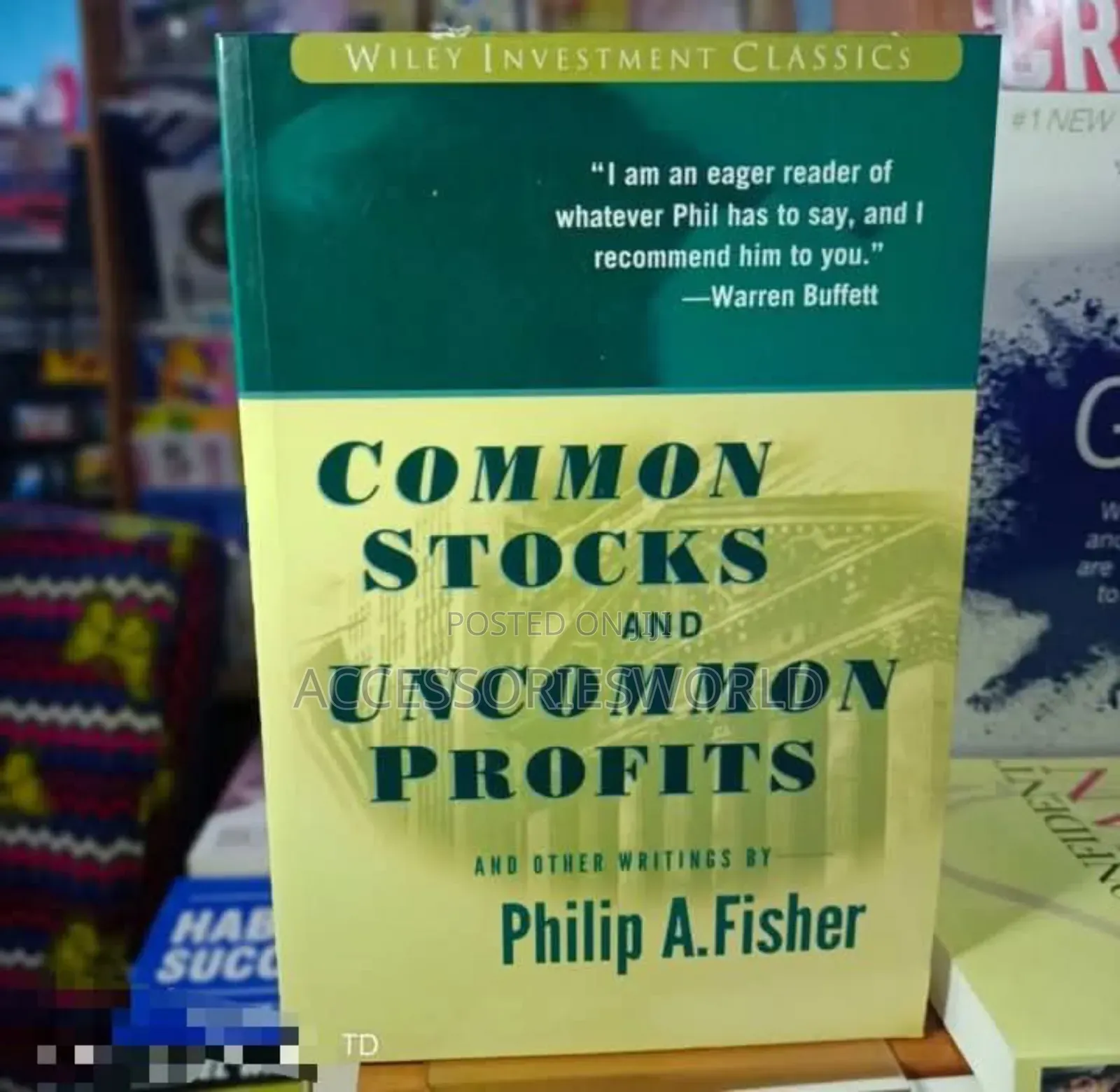 Common Stocks and Uncommon Profits by Philip Fisher.