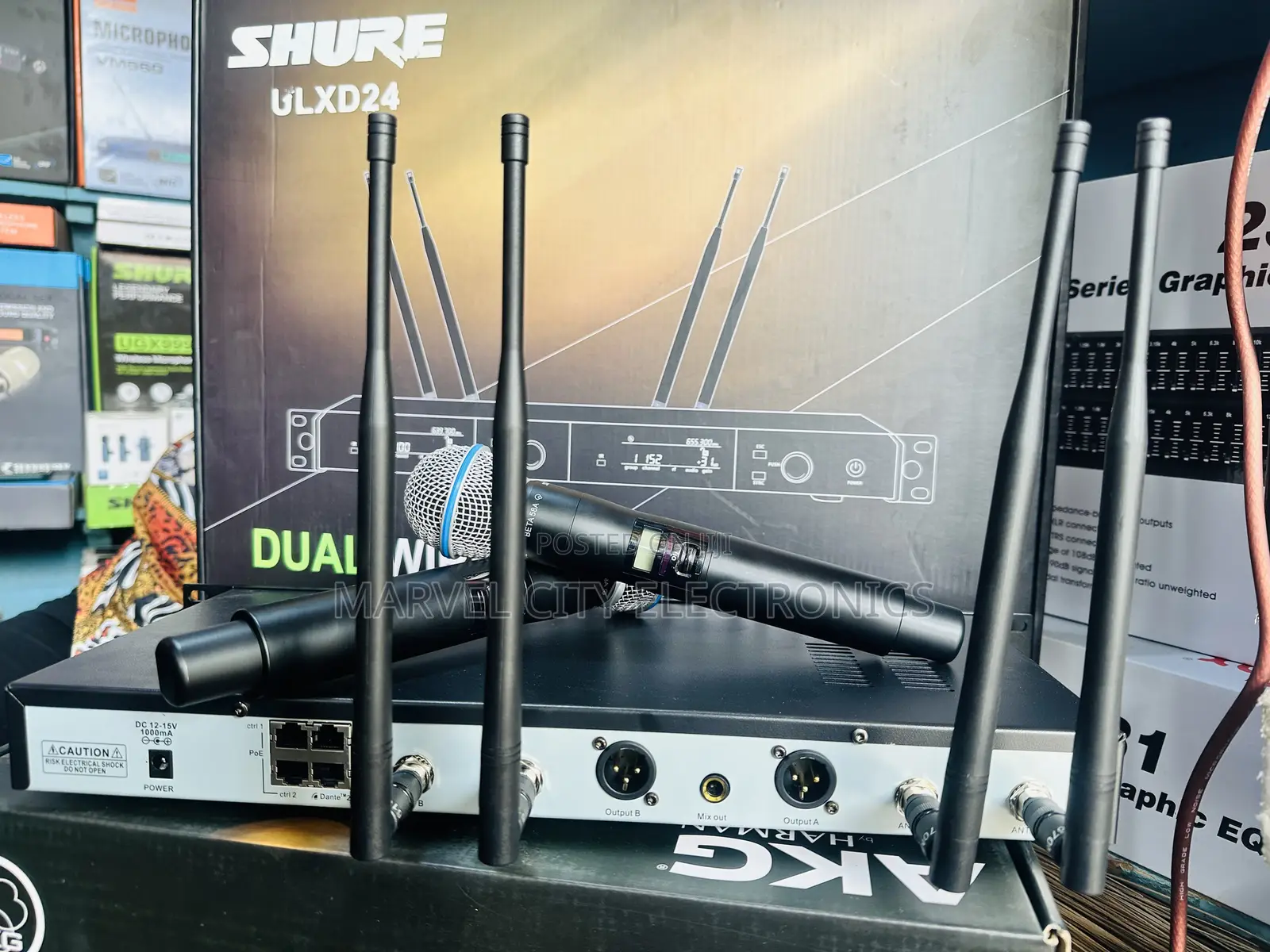 Shure Ulxd24 Dual Microphone System