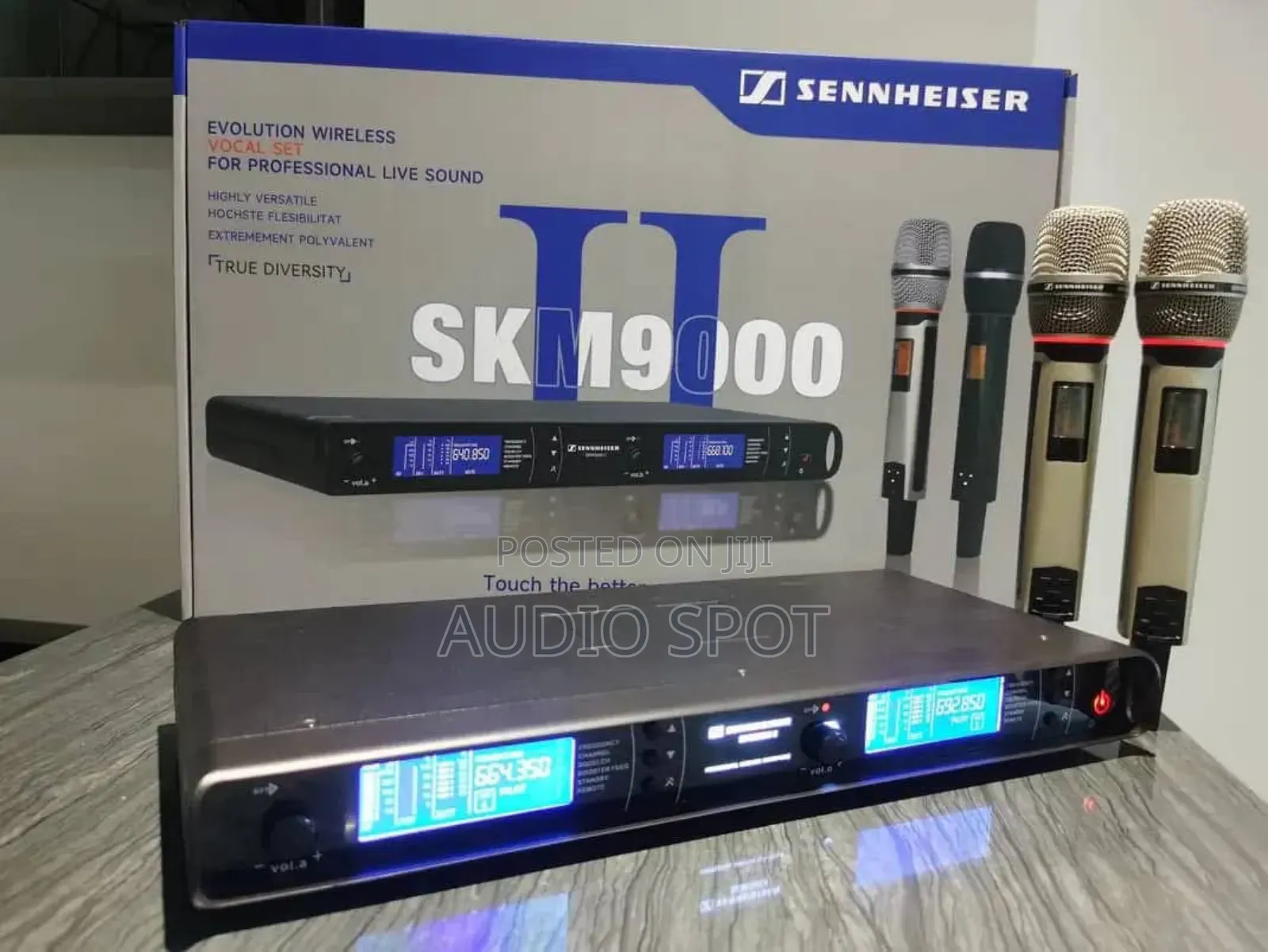 Sennheinser Evolution Skm-9000ii Professional Dual Handheld Wireless