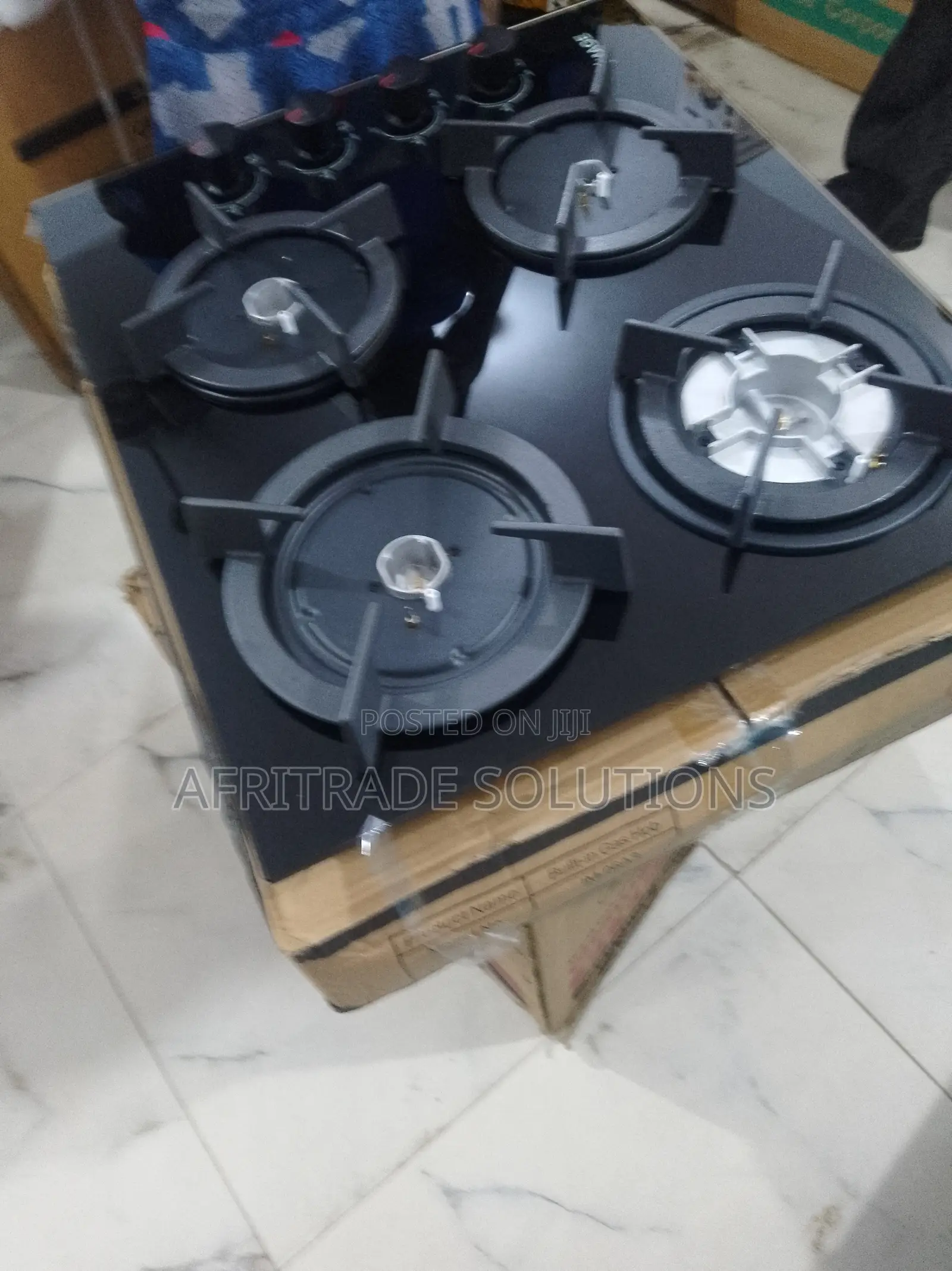 4-Burner Tabletop Gas Cooker – Easy to Use