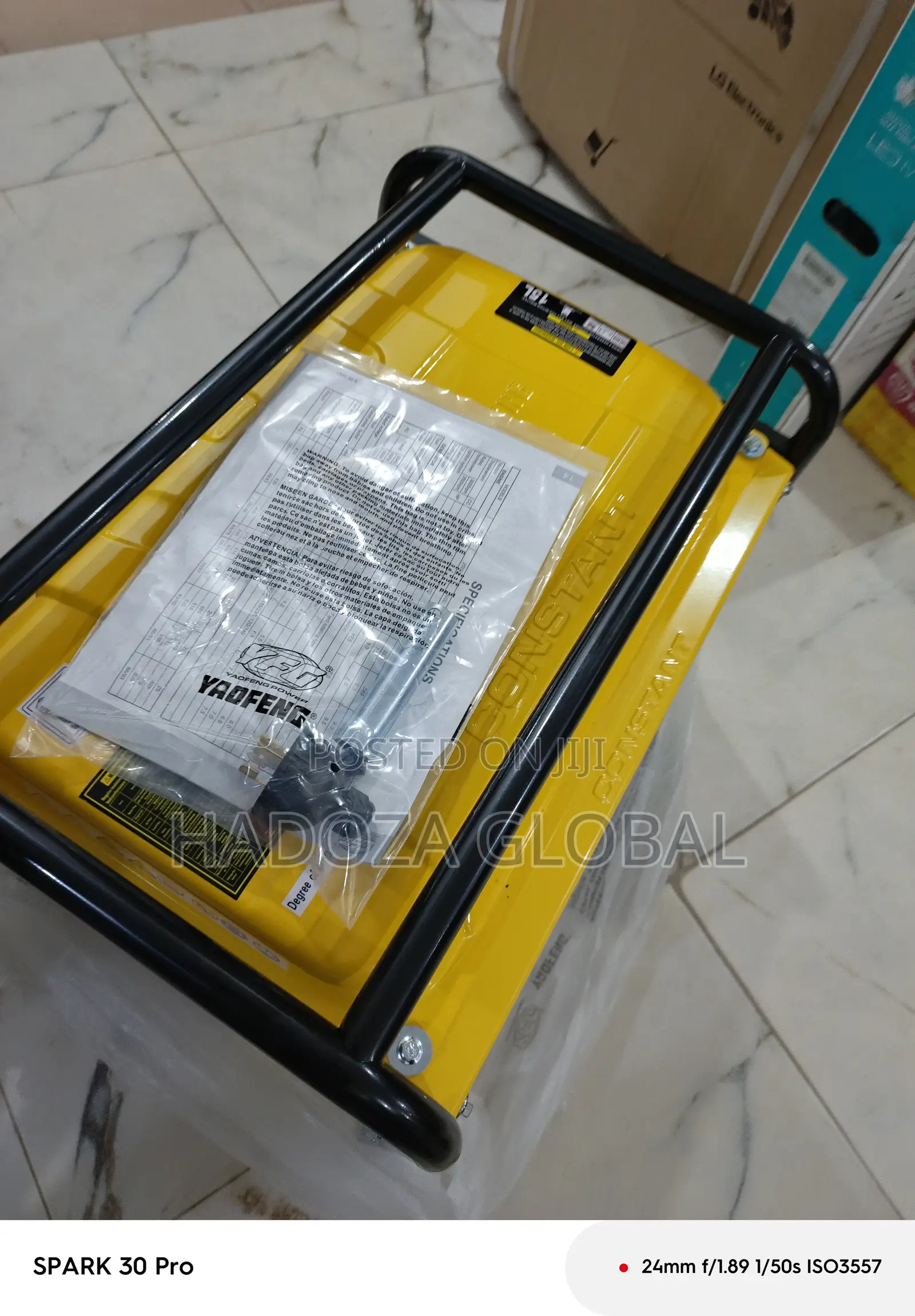 Elepaq Generator 4.5kva – 100% Copper With Manual Kick