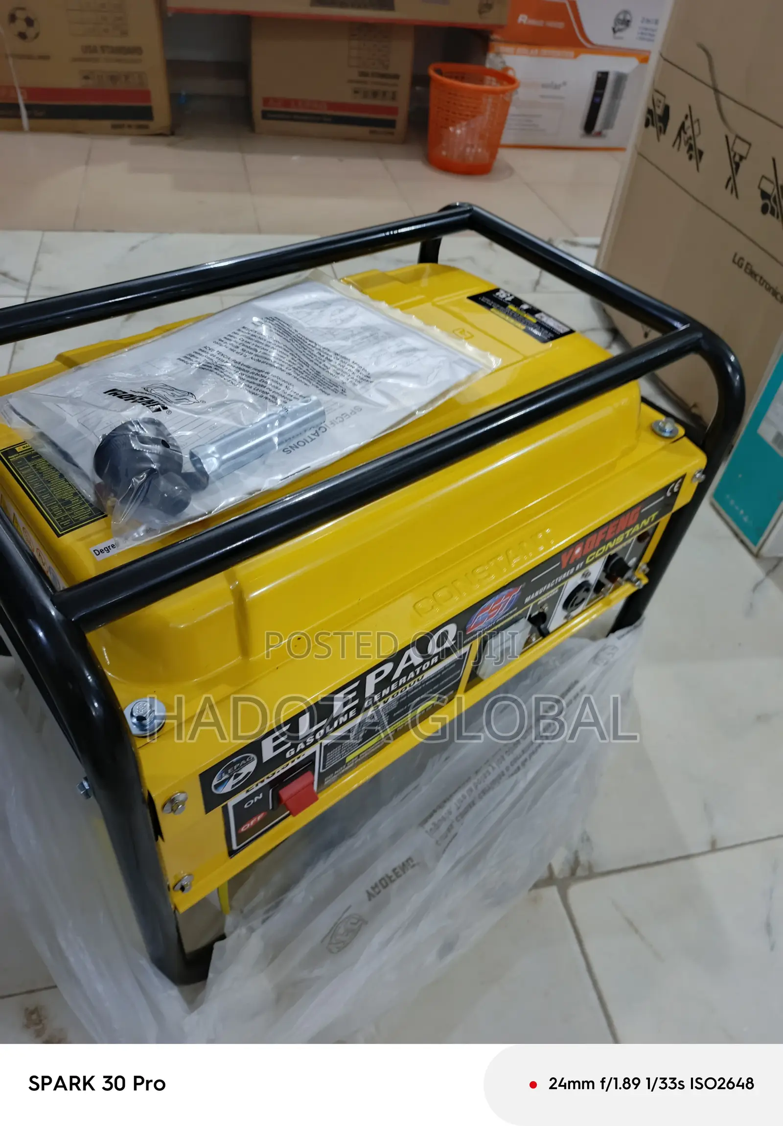Elepaq Manual Start Gen – 4.5kva With Pure Copper Coil