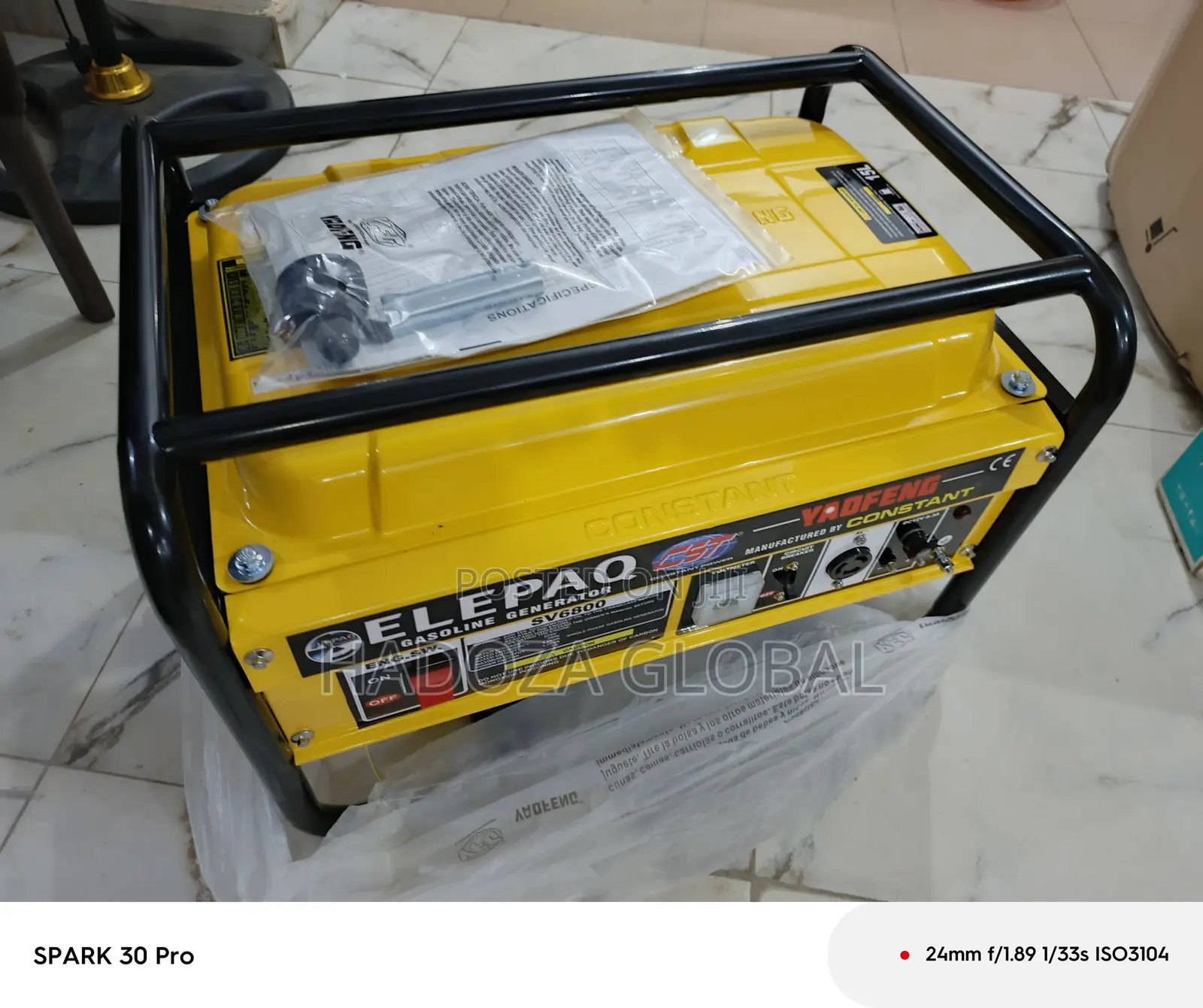 100% Copper Generator – Elepaq Sv6800 4.5kva Manual