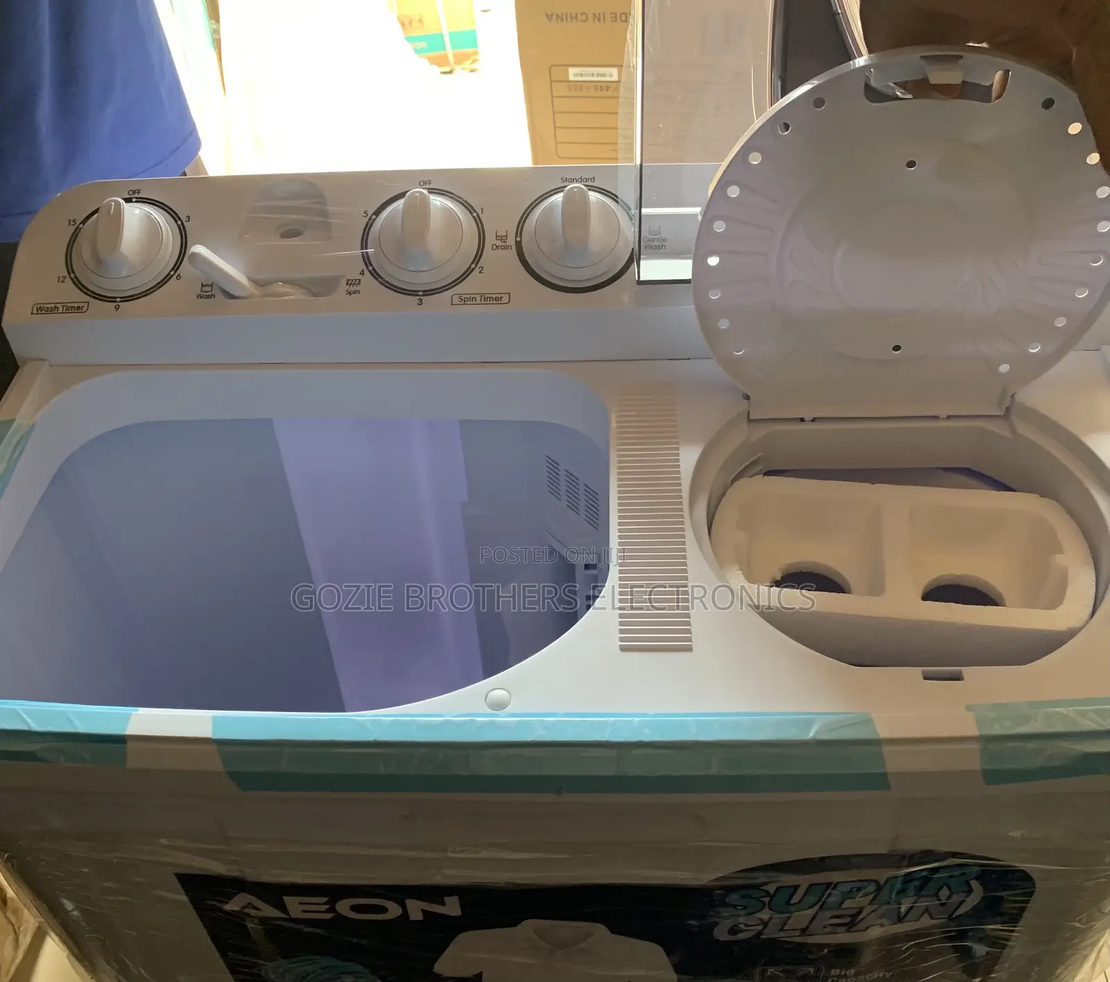 Aeon Twin Tub Washing Machine 7kg Washing and Spinning