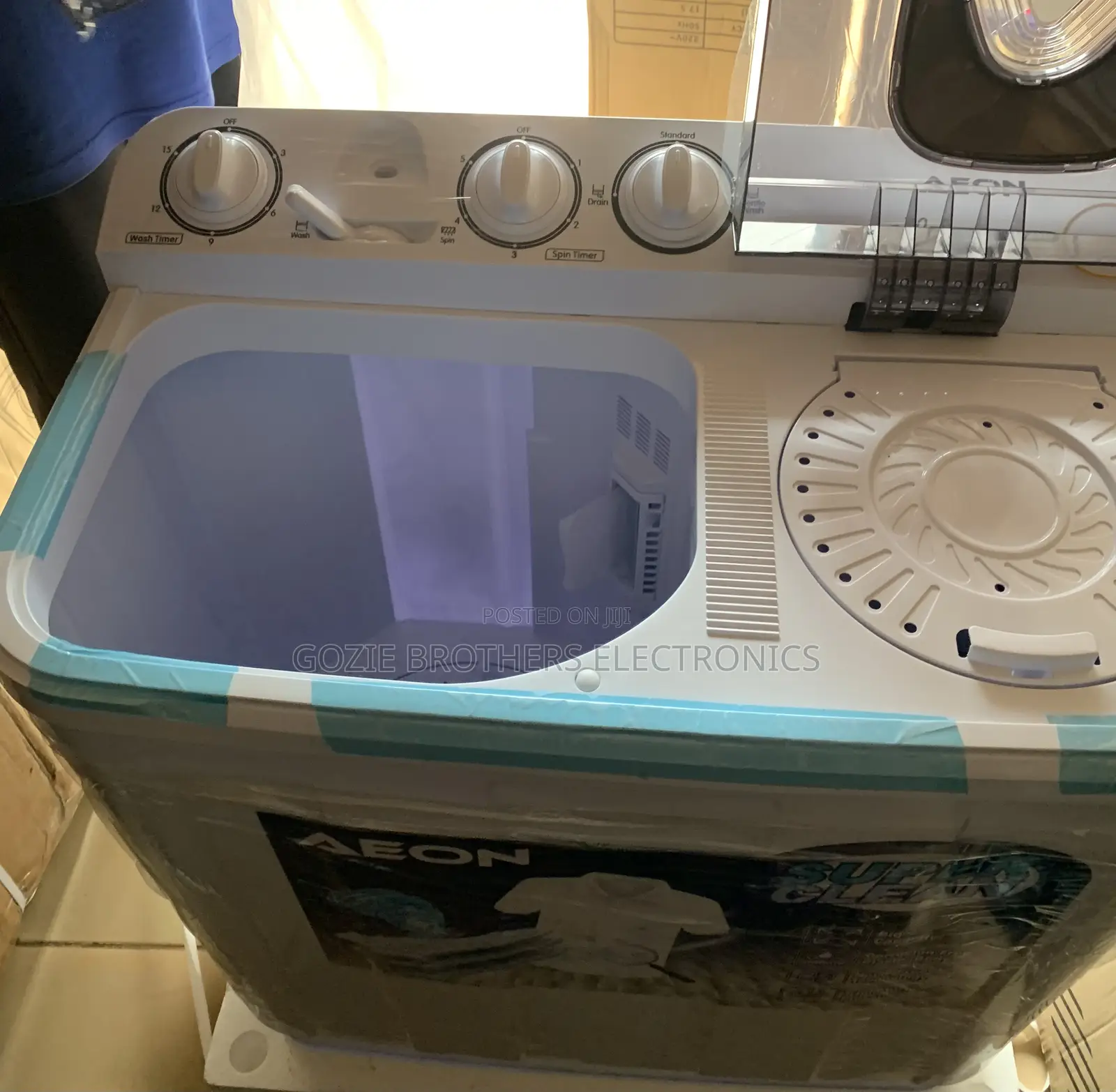Aeon Twin Tub Washing Machine 7kg Washing and Spinning