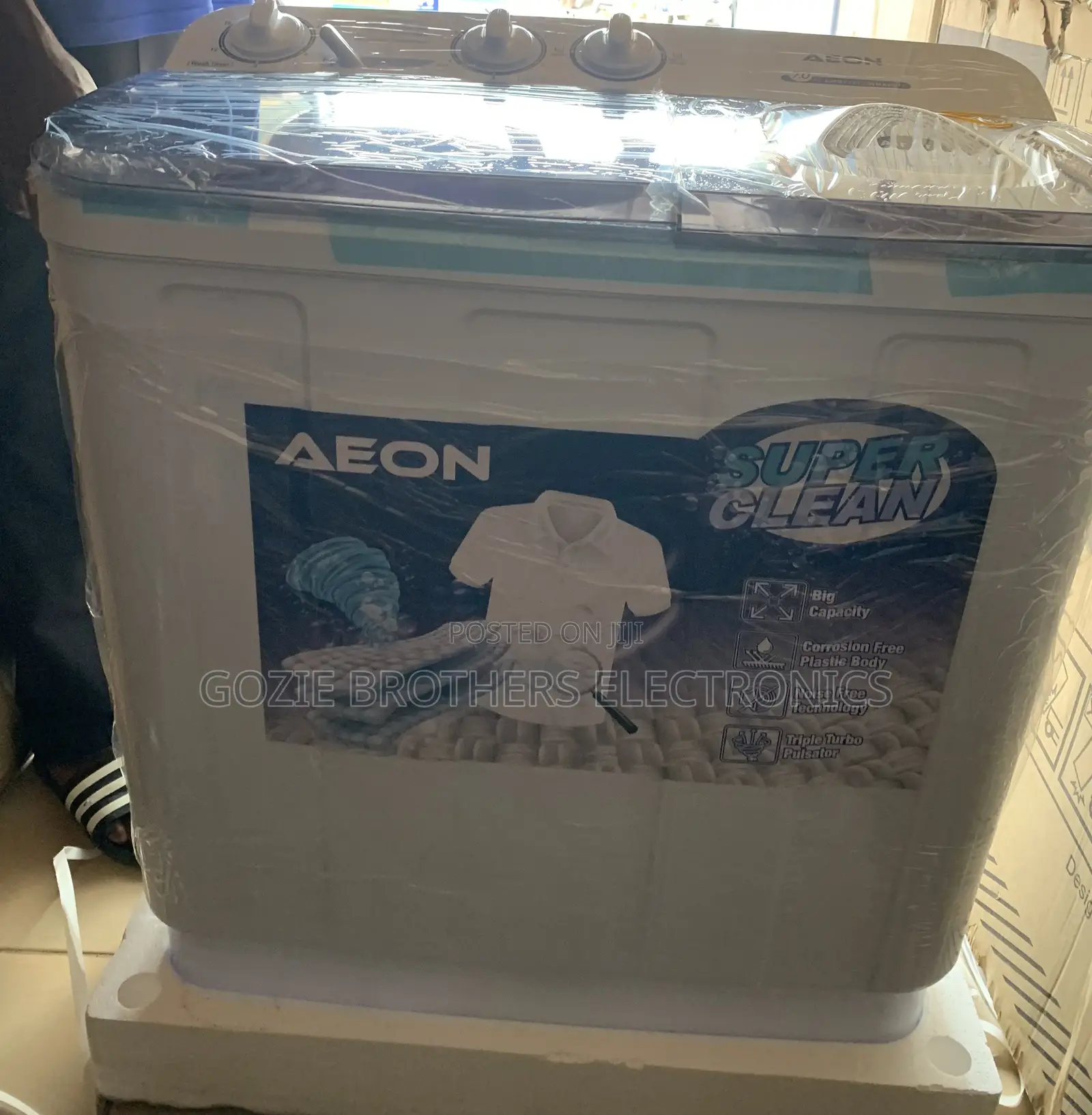 Aeon Twin Tub Washing Machine 7kg Washing and Spinning