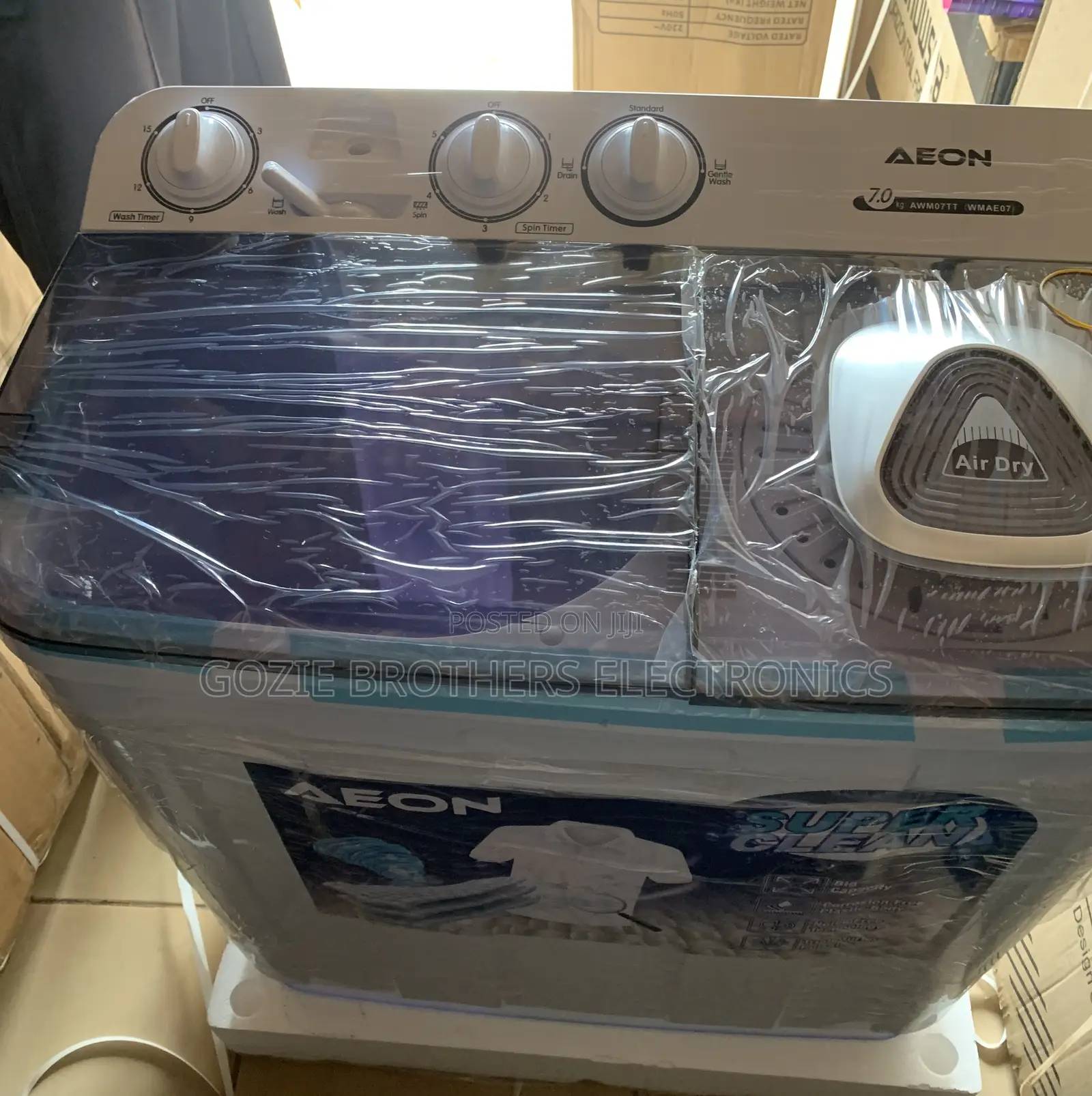 Aeon Twin Tub Washing Machine 7kg Washing and Spinning