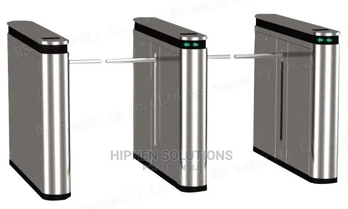 Single Arm Turnstile Access Control Dc Brush Motor 24v