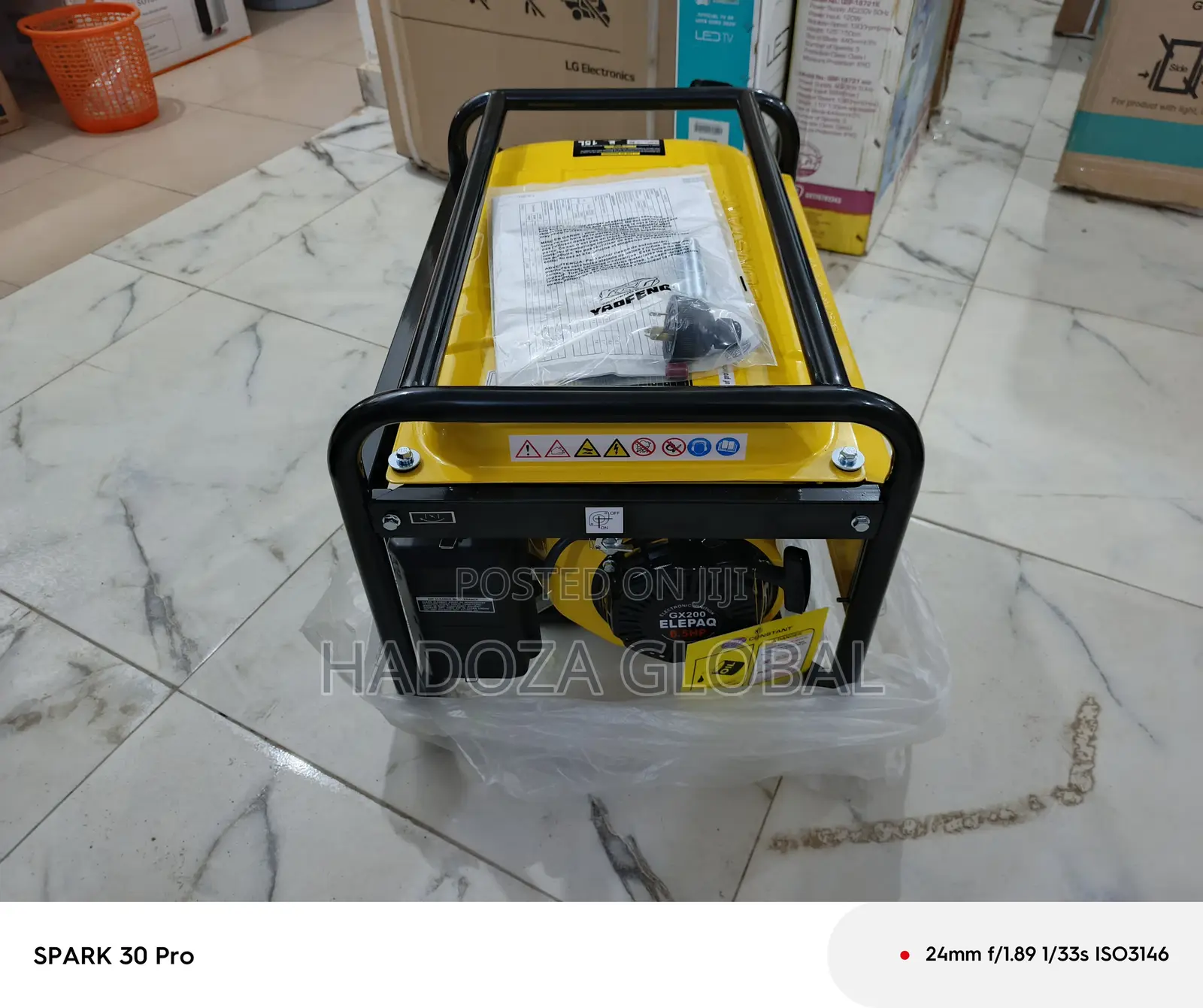 Elepaq Constant Manual Generator – 4.5kva Copper Model