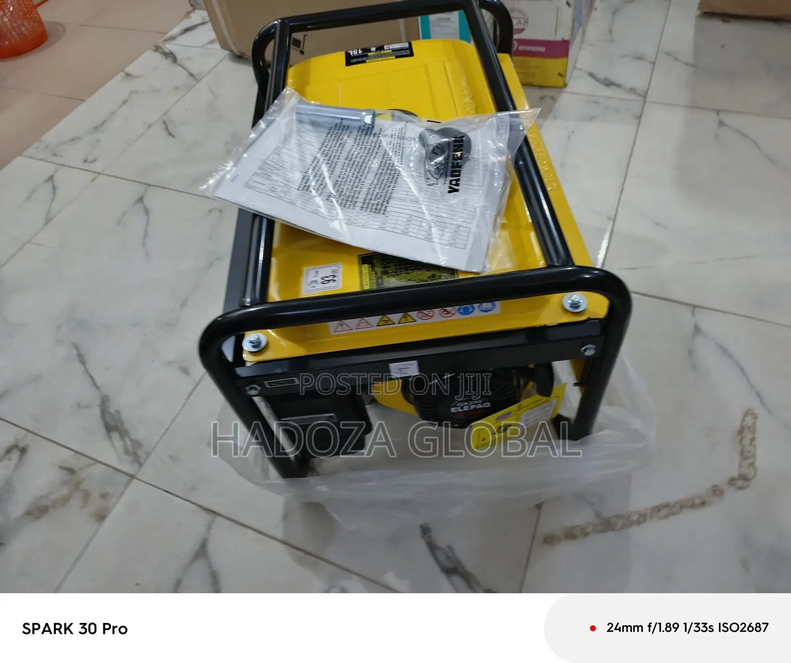 Elepaq 4.5kva Generator – Durable, Manual Start Sv6800