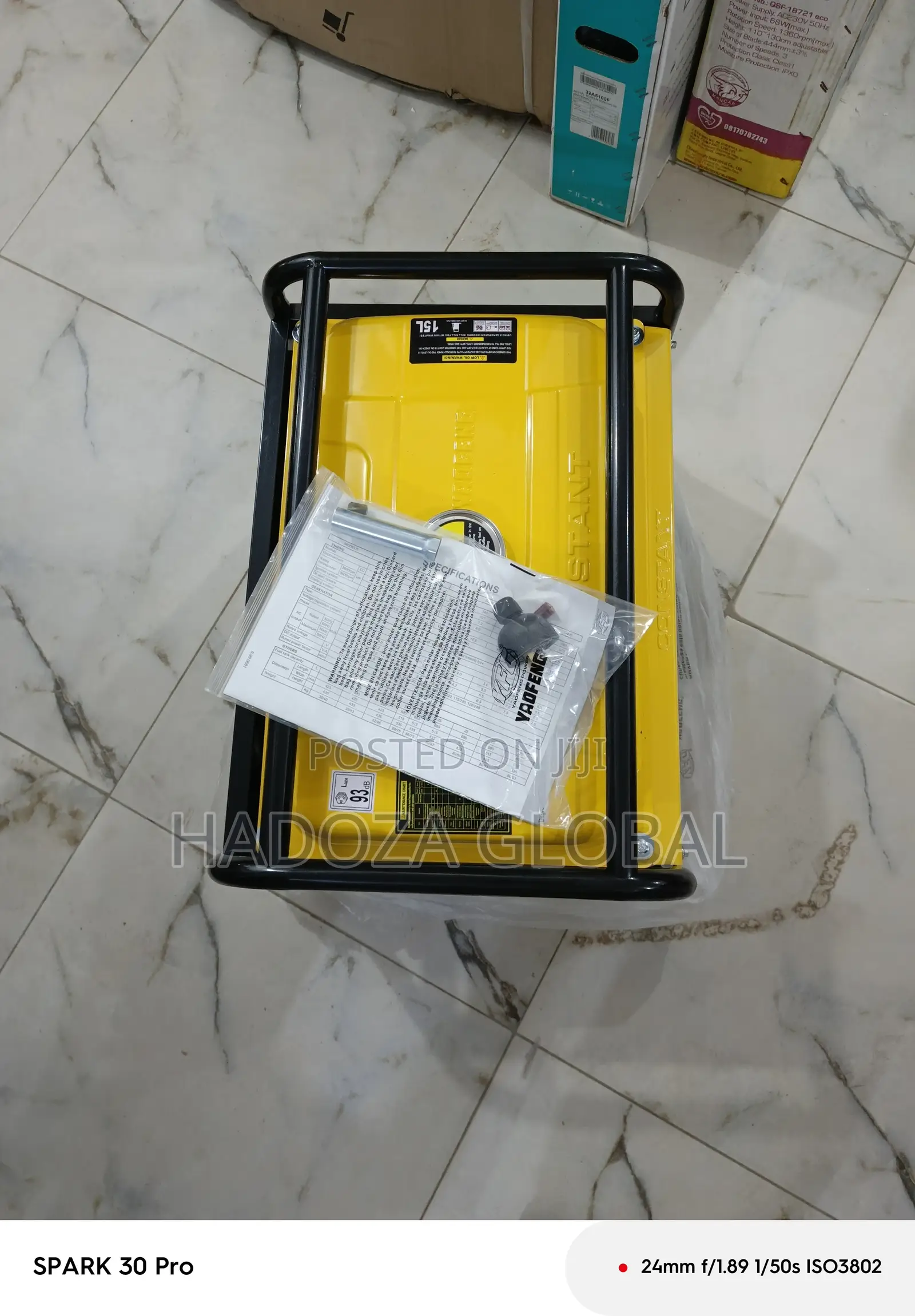 High Performance Elepaq Generator – 4.5kva Sv6800 Manual Start