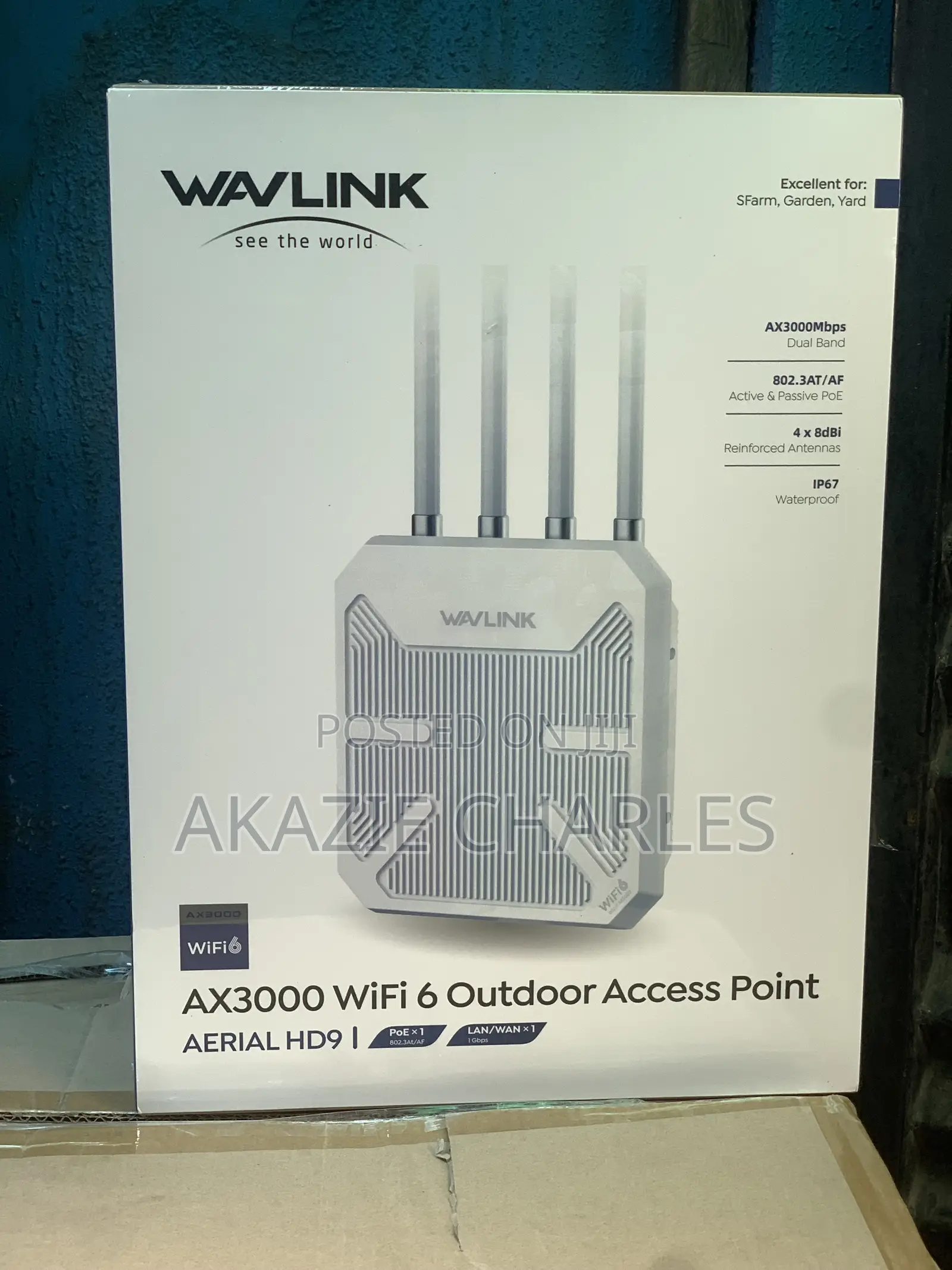 Wavlink Ax3000 Wifi 6 Outdoor Access Point