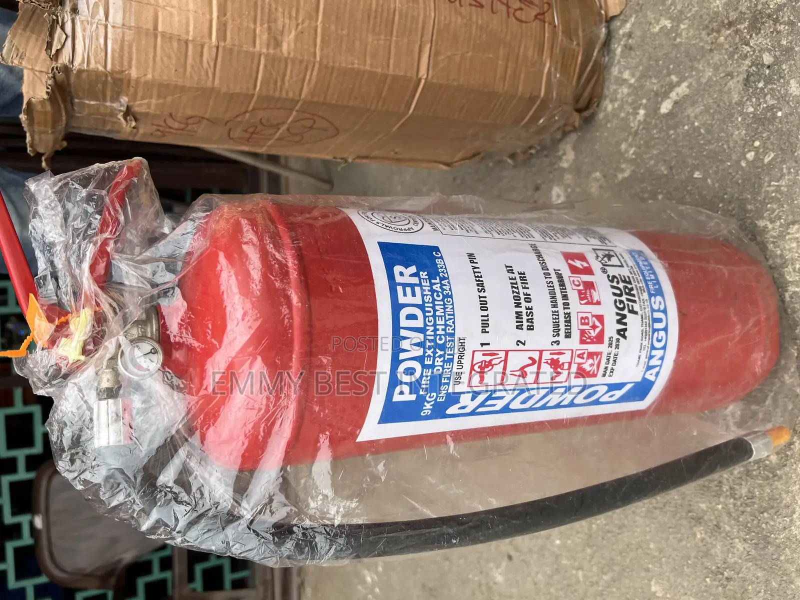 9kg Abc Dry Chemical Powder Fire Extinguisher.