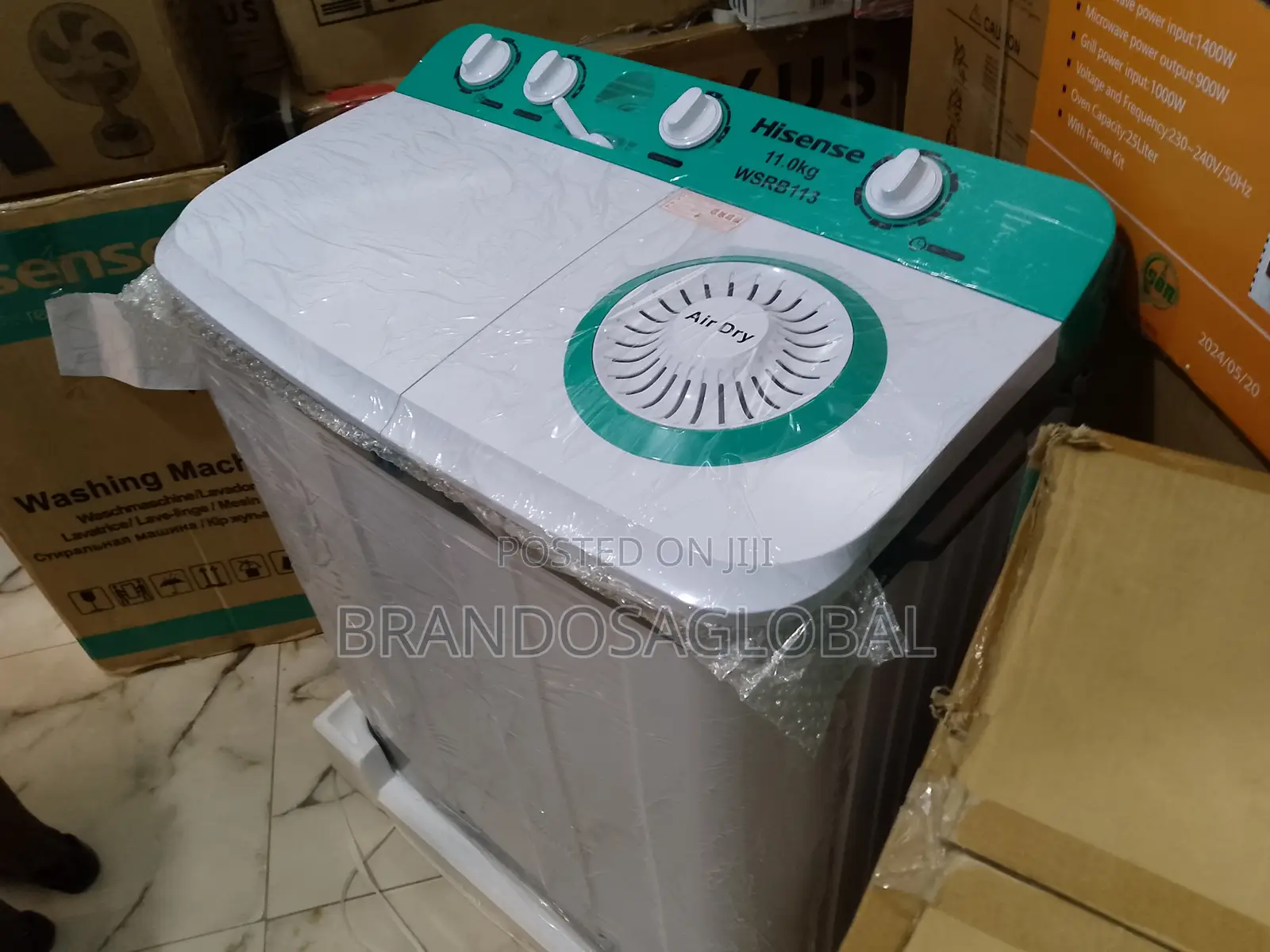 Hisense Twin Tub Washer – 11kg Capacity
