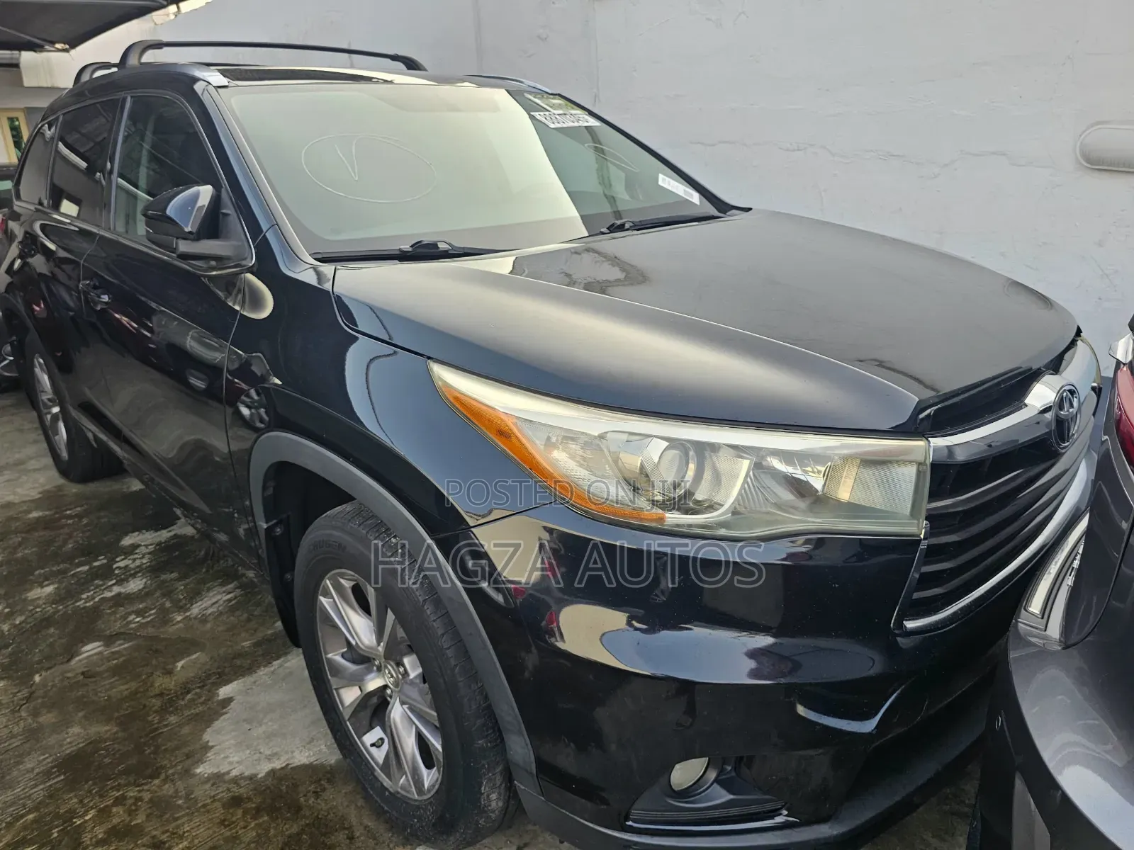 Toyota Highlander XLE V6 4x4 (3.5L 6cyl 6A) 2016 Black
