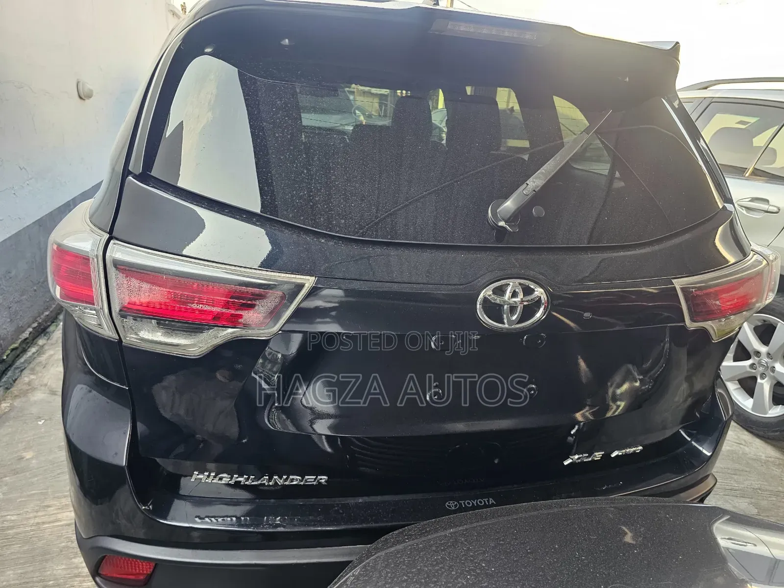 Toyota Highlander XLE V6 4x4 (3.5L 6cyl 6A) 2016 Black