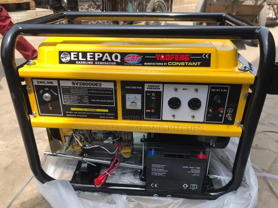 Sv28000e2 Elepaq Constant 6.5kva Pure Cooper Generator