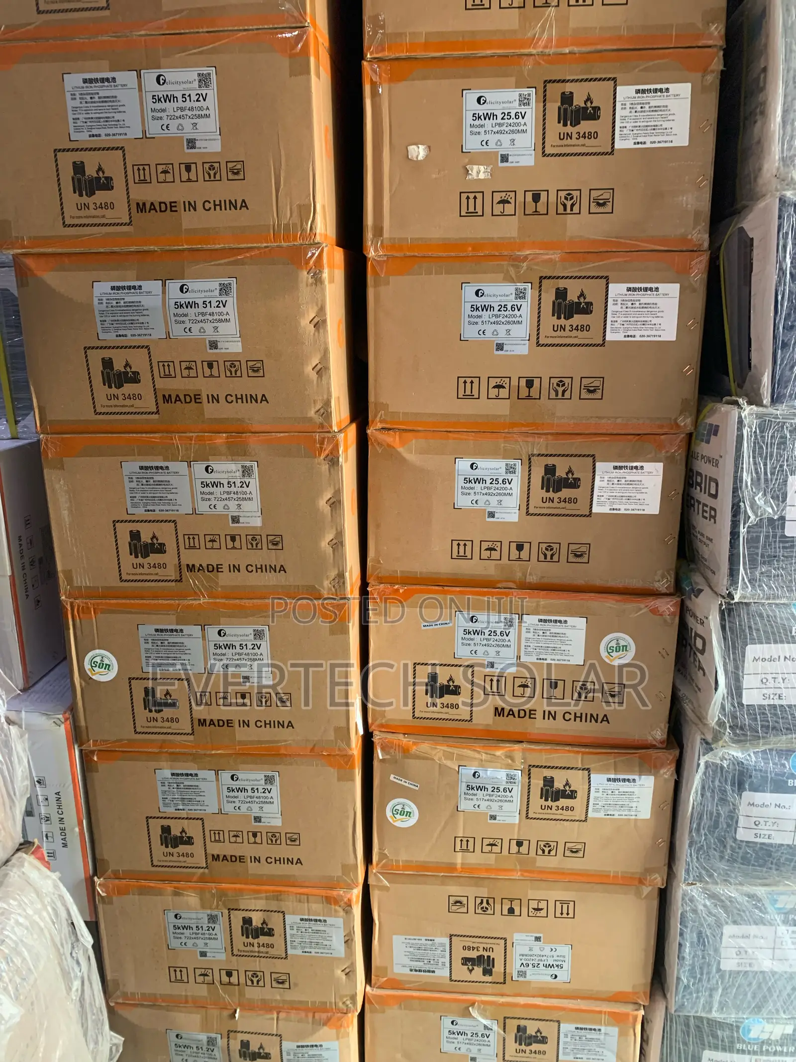 5kwhs Felicity Lithium Battery 51.2v 200a