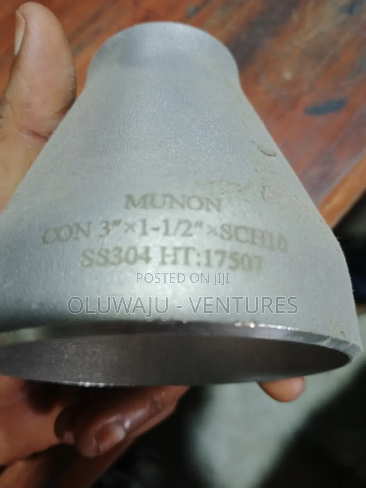 Stainless Reducer 3" by 1 ^1/2" SCH 10