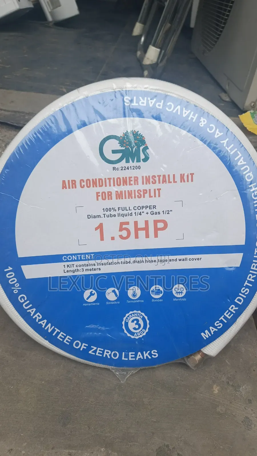 Hisense Follow Come Installation 1.5hp Kit 100% Copper