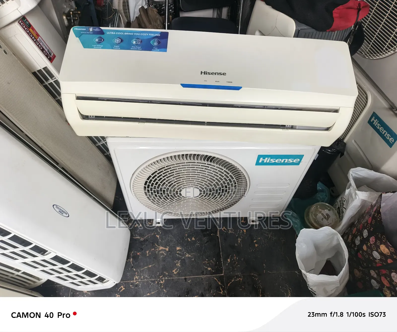 Hisense Korean Used Ac 100% Copper Condenser 1.5hp Excellent Durabili