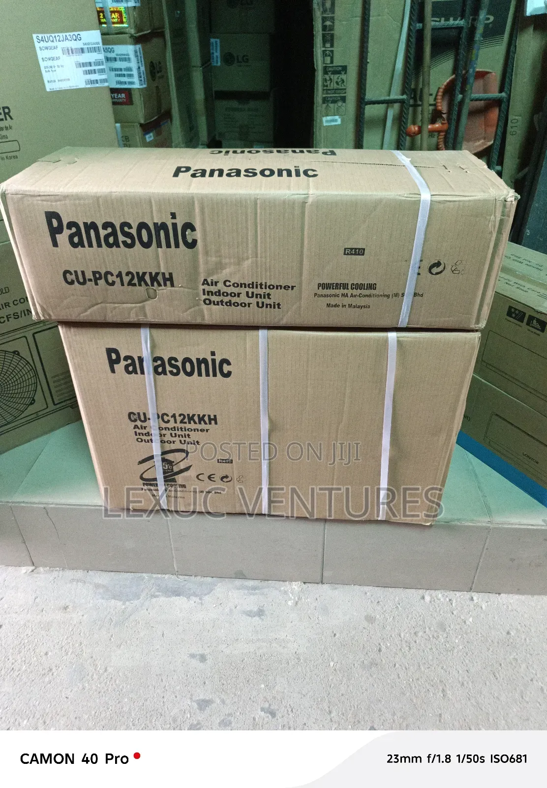 Brand New Panasonic Split Unit Ac 1.5hp 100% Copper Condenser