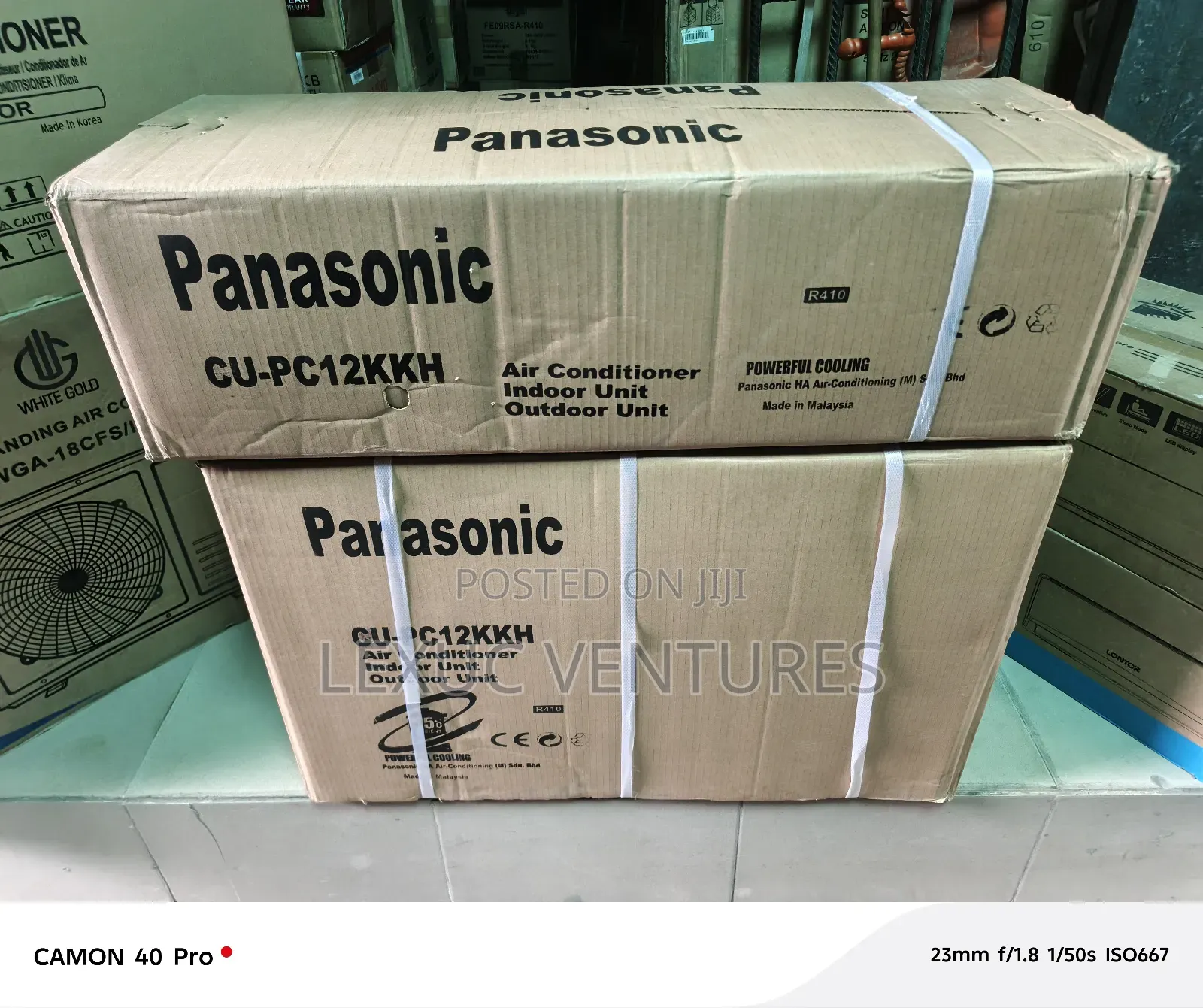 Brand New Panasonic Split Unit Ac 1.5hp 100% Copper Condenser