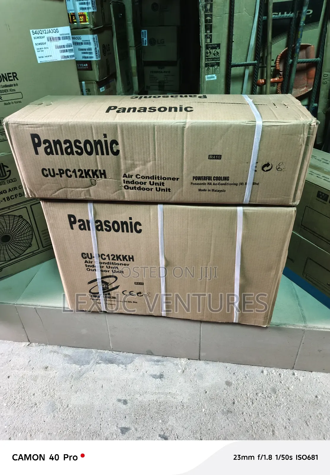 Brand New Panasonic Split Unit Ac 1.5hp 100% Copper Condenser