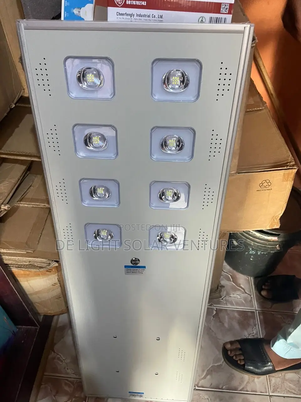 60watts Wakatek All in One Solar Street Light