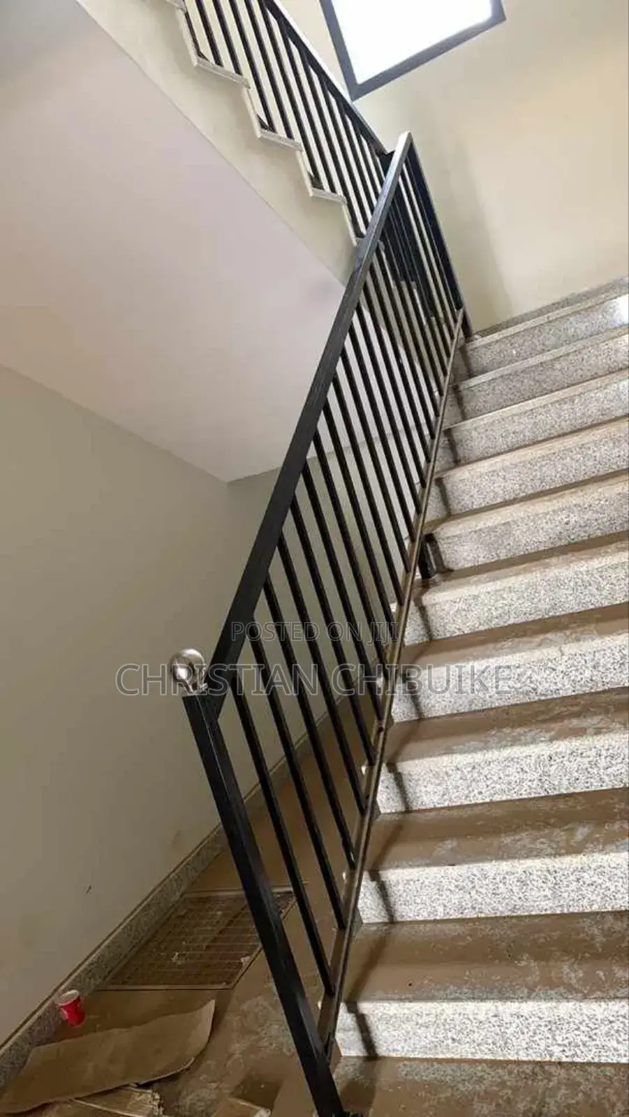 Black Pipe Handrail