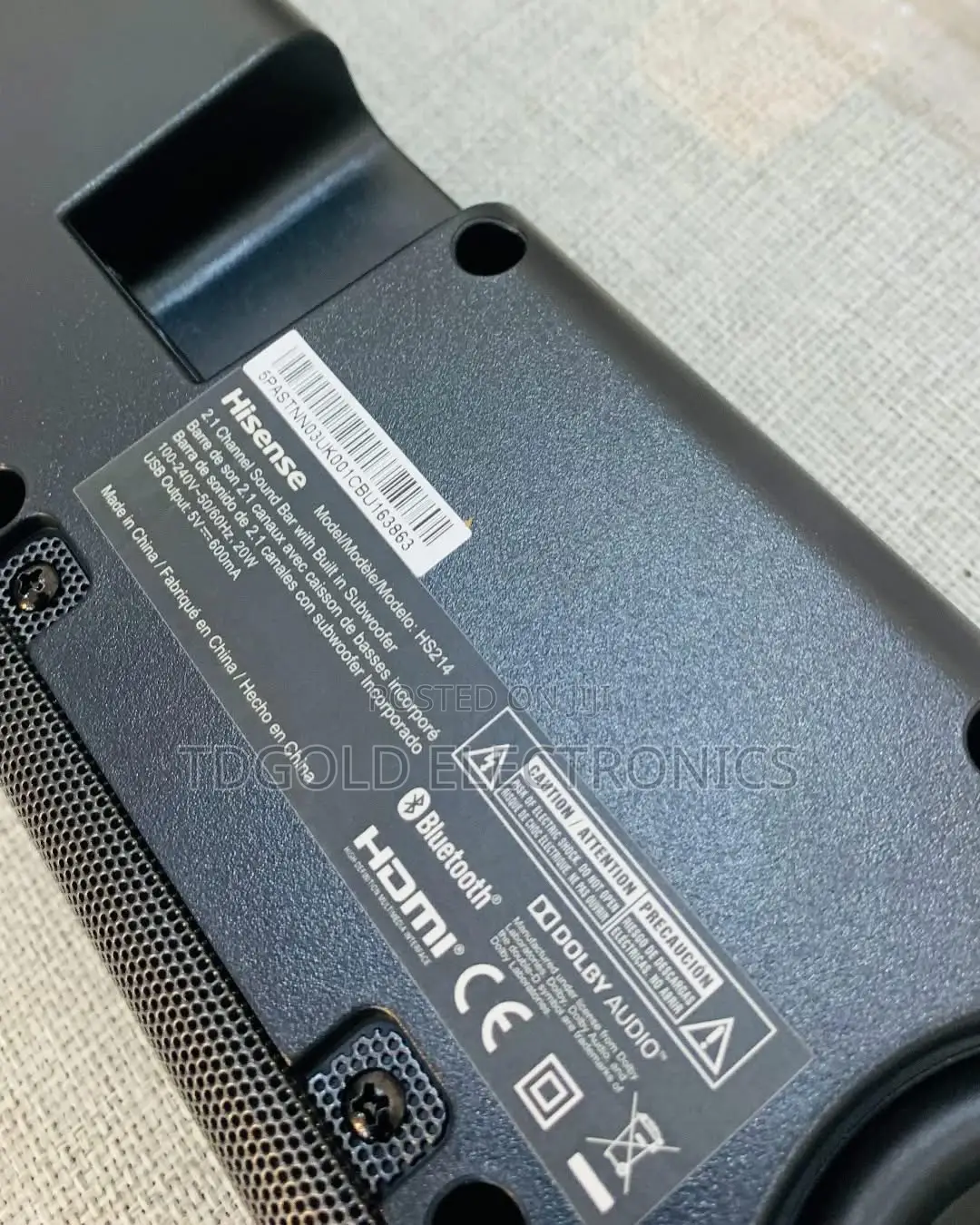 Hisense Hs214 Sound Bar